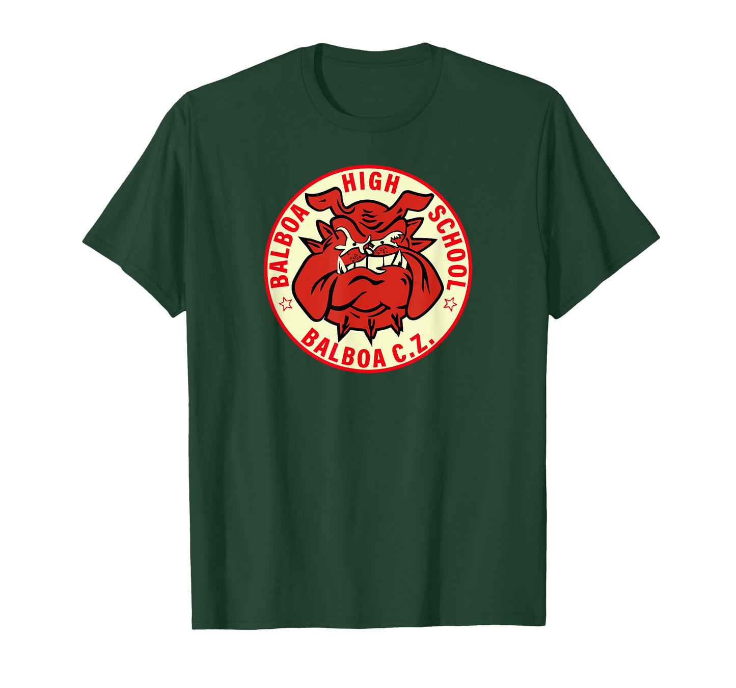 Balboa High School former Panama Canal Zone Bulldog Mascot T-Shirt for Men Women