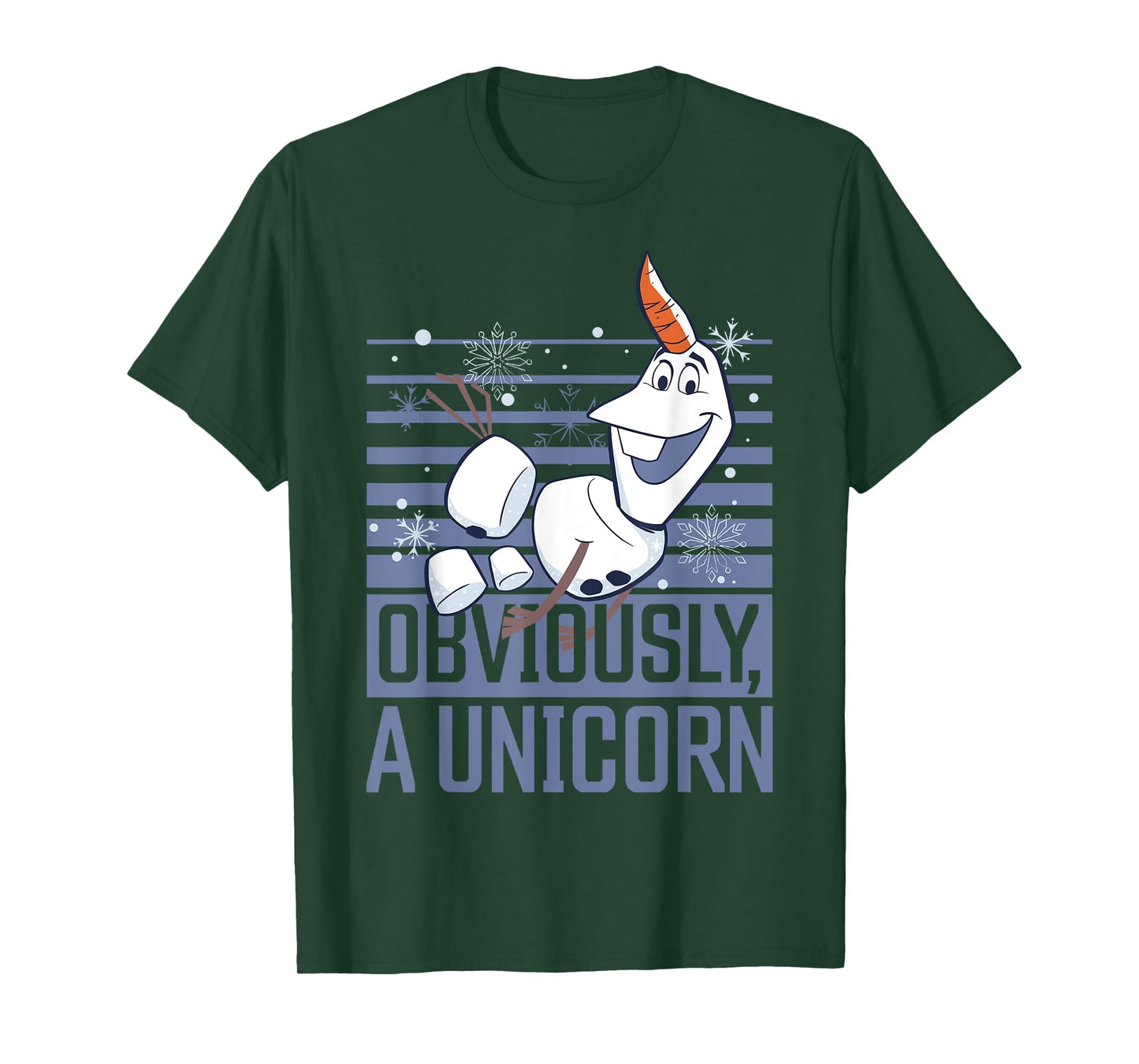 Disney Frozen 2 Olaf Obviously A Unicorn T-Shirt