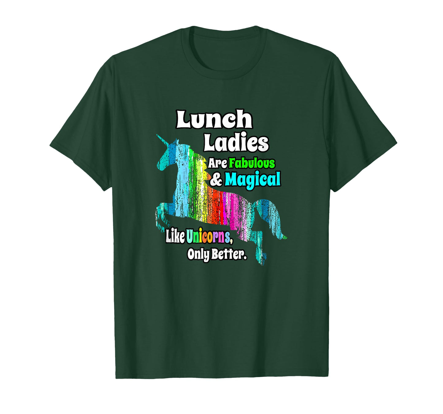 School Lunch Ladies Unicorn T-Shirt
