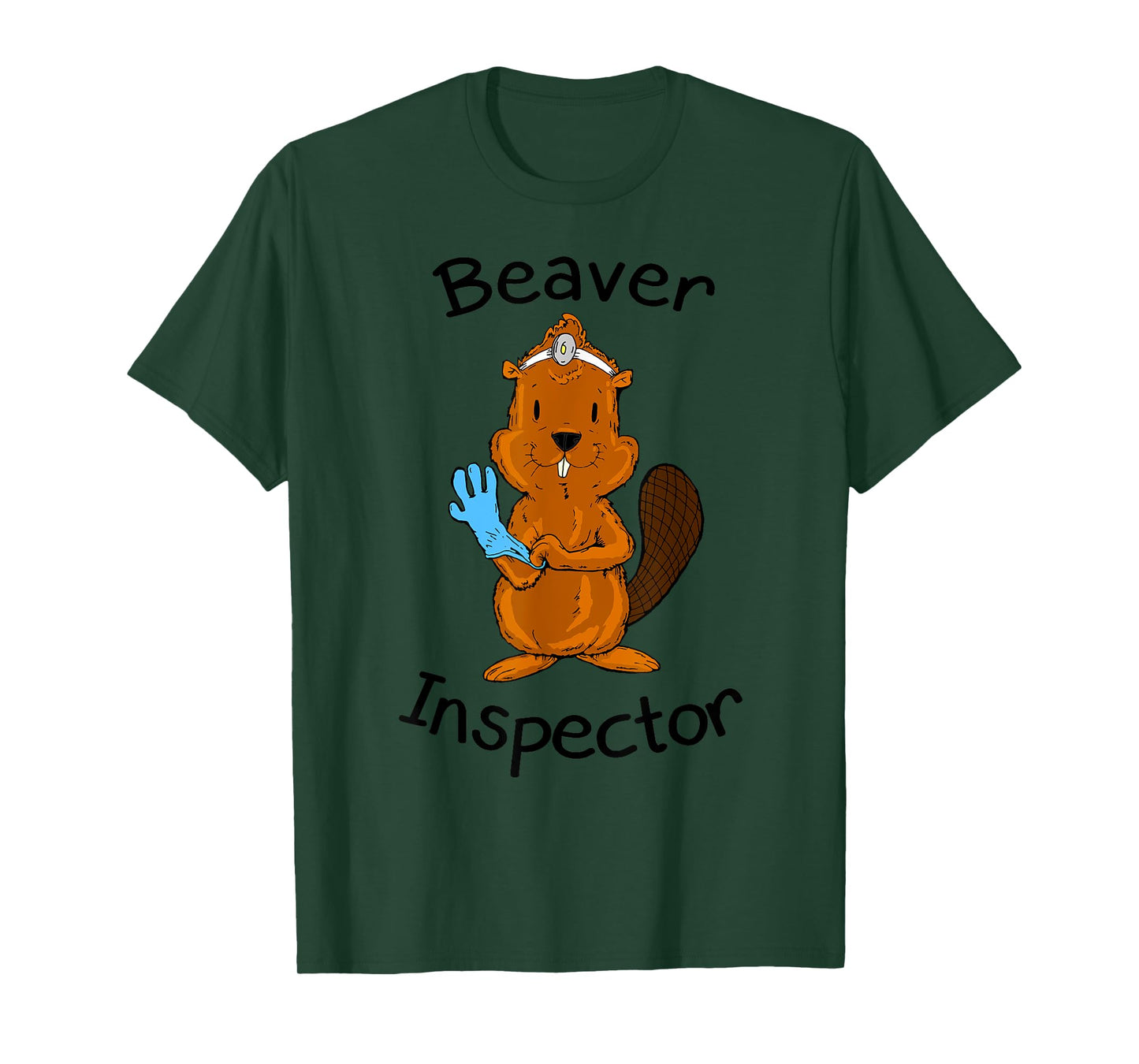 Inspector Beaver Tail Shirt Funny Tees For Men Beaver Shirt T-Shirt
