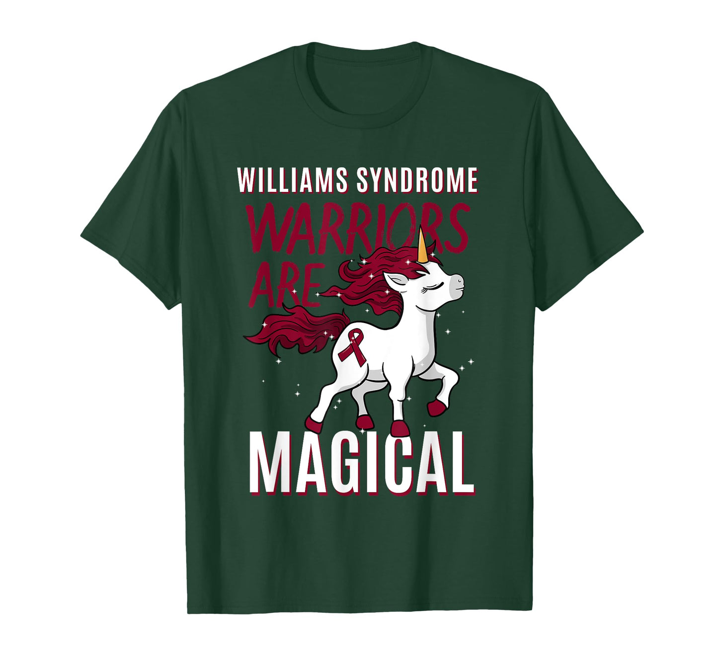 Williams Syndrome Warrior WS Williams–Beuren WBS Unicorn T-Shirt