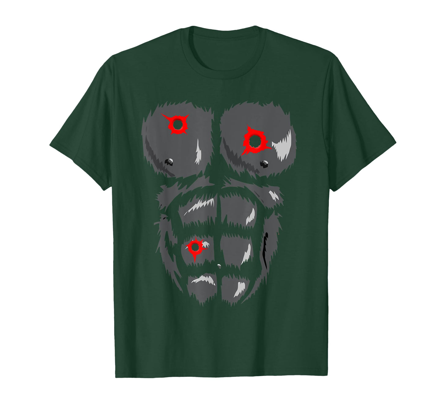 Halloween Funny Gorilla Monkey Belly Chest kids Costume T-Shirt