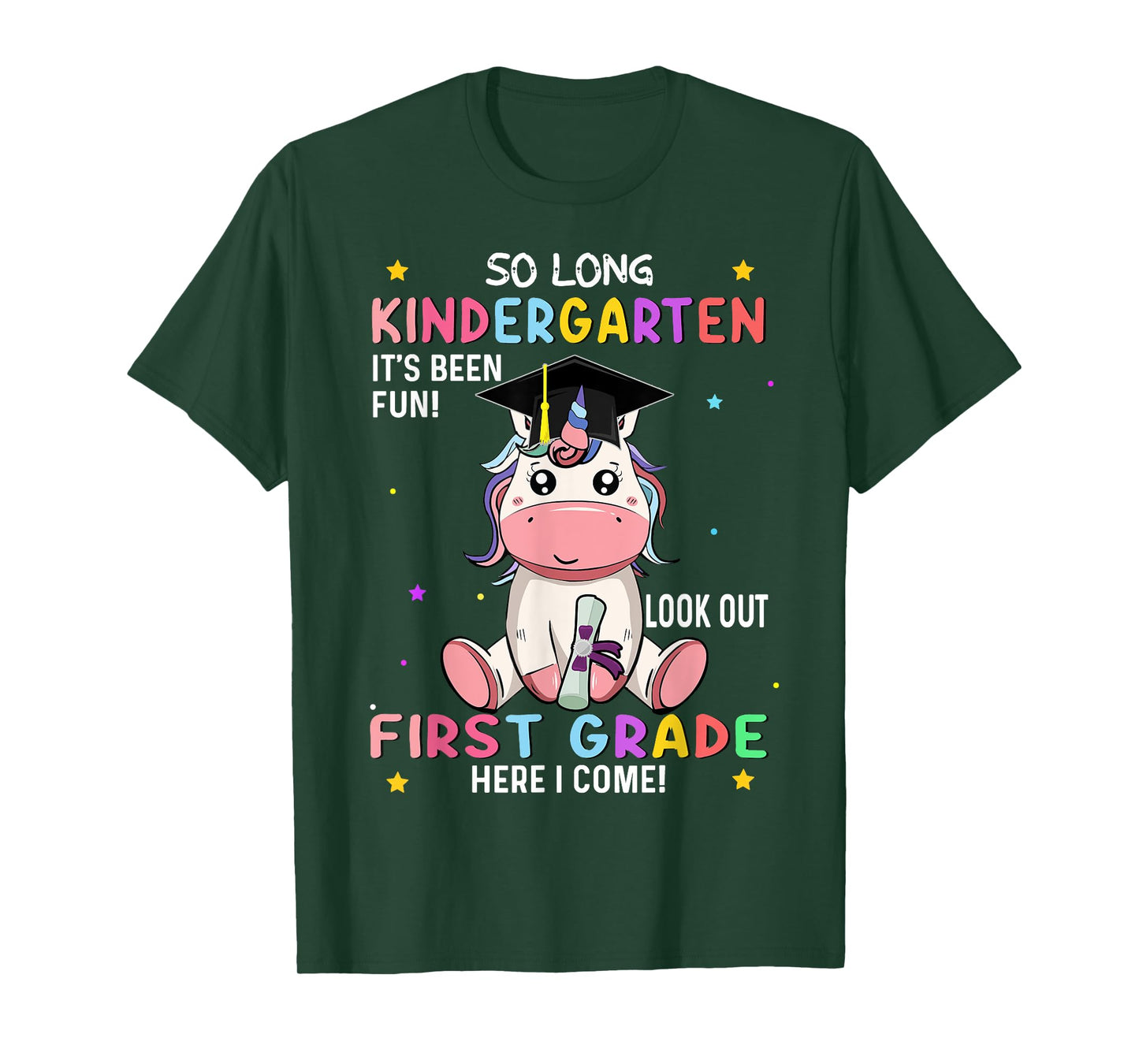 So Long Kindergarten graduation class 2025 unicorn girls T-Shirt