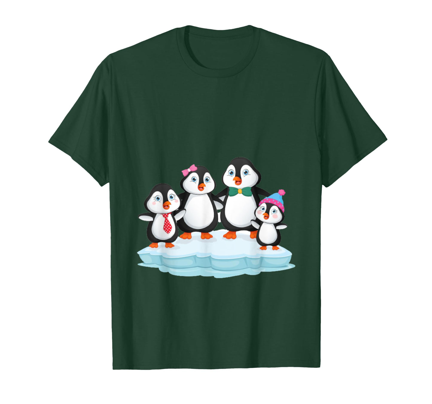 penguin family love gift christmas birthday T-Shirt