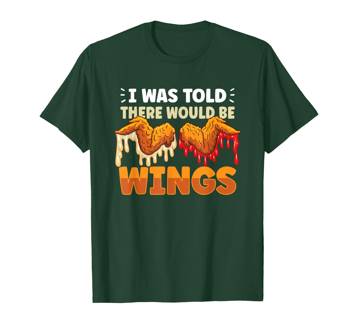 Chicken Wings Wing Hot Cooked Chicken Fast Food T-Shirt