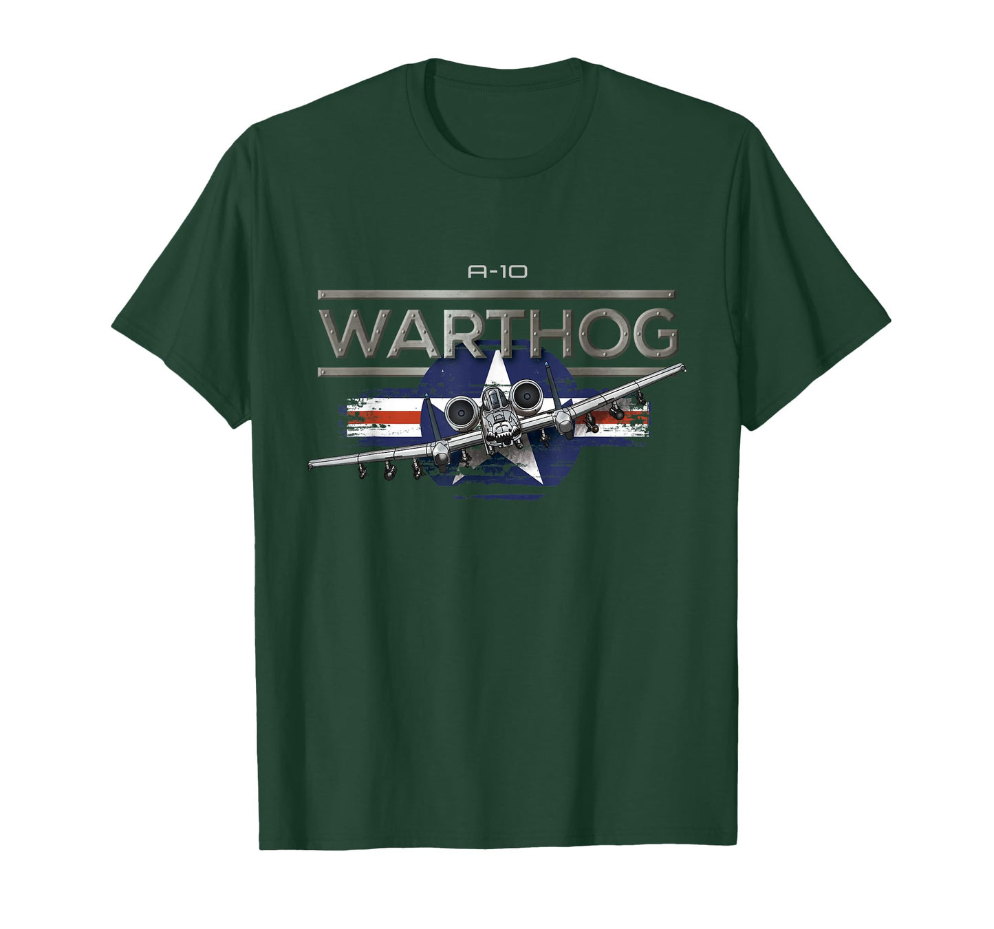 USA Military Warbird Military Airplane warthog T-Shirt