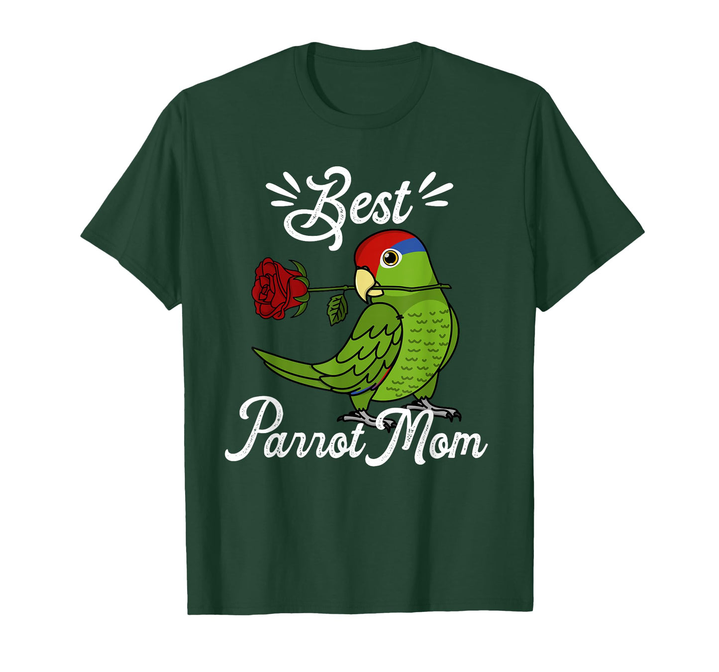 Best Parrot Mom I Mexican Red-headed Amazon T-Shirt