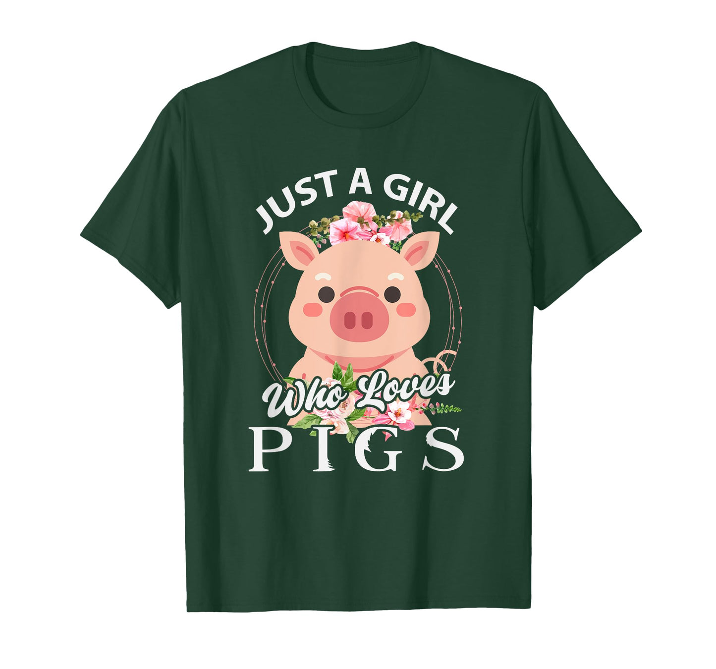 Just A Girl Who Loves Pigs T-Shirt