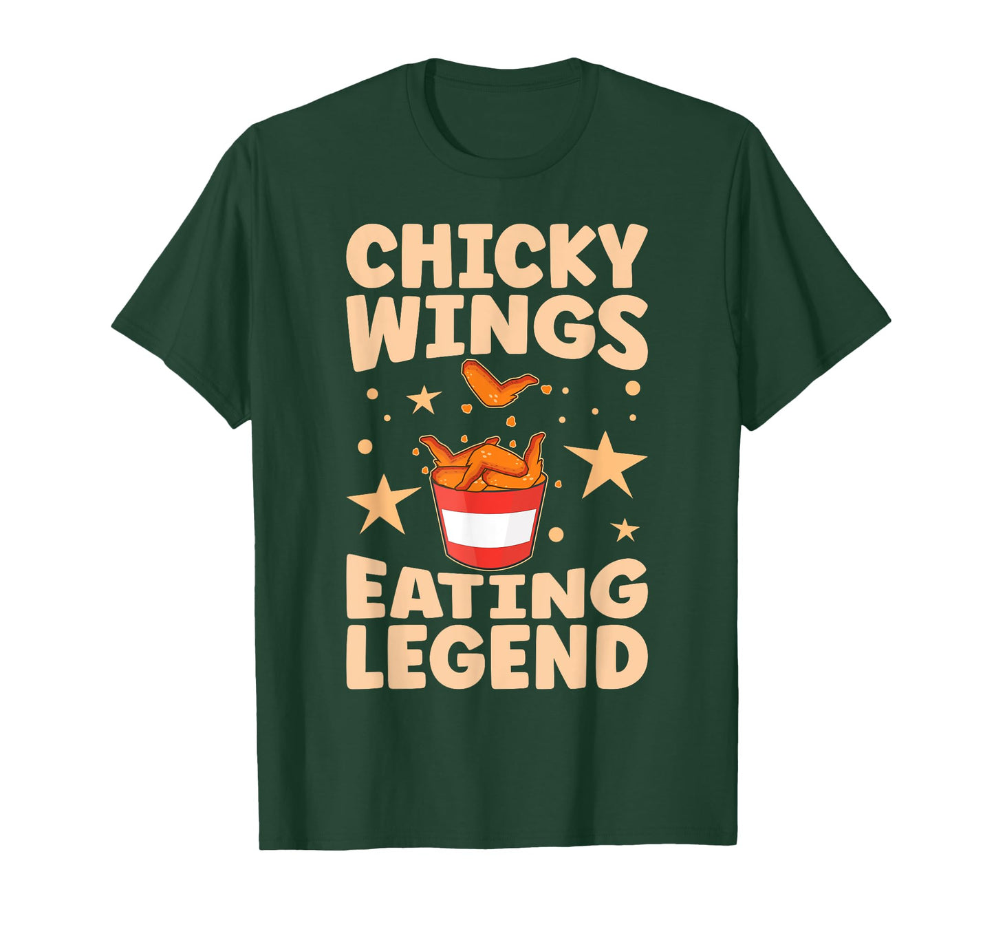 Eating Champion Food Contest Chicken Wing Competitive Eating T-Shirt