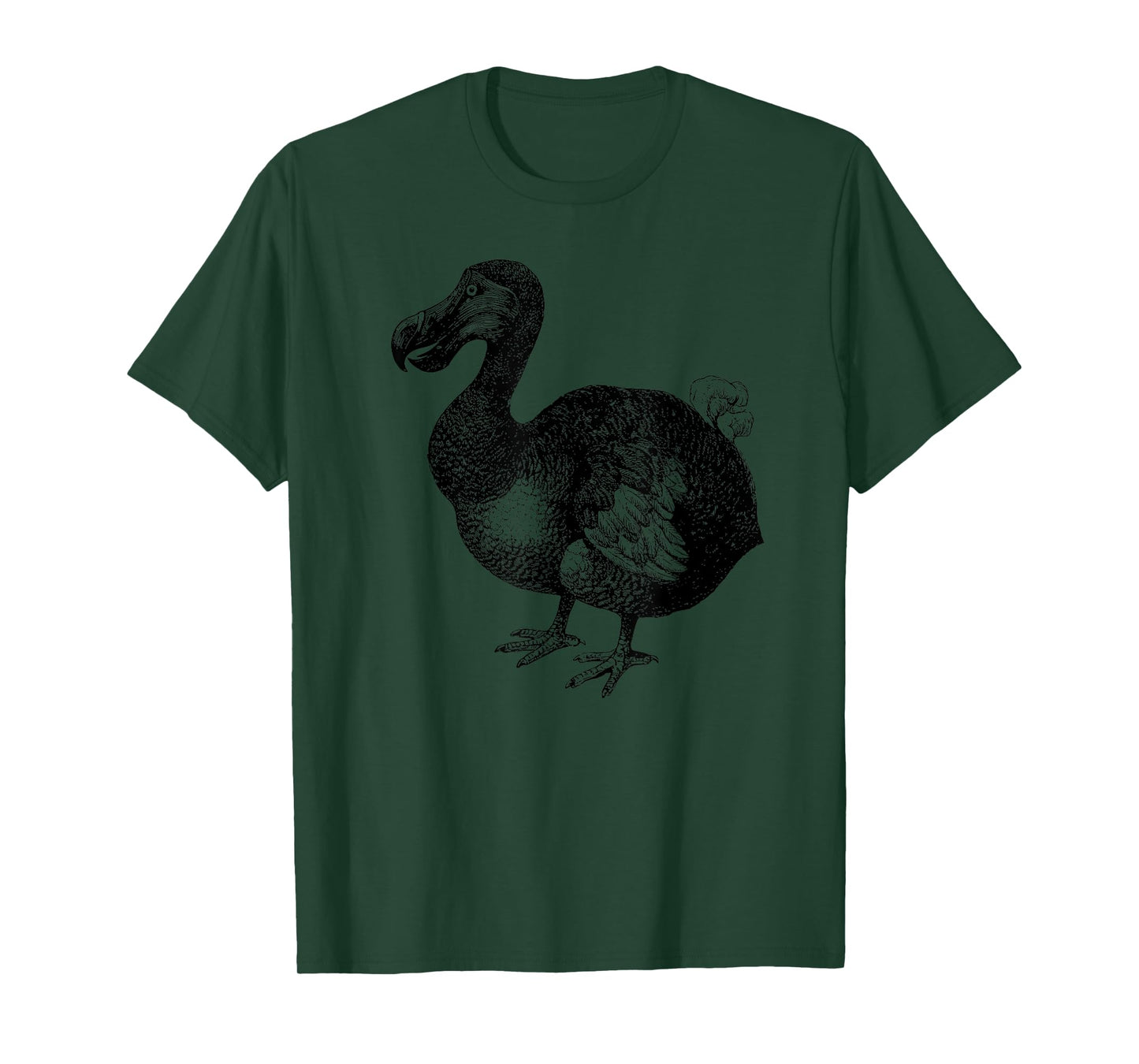 Dodo Bird T-Shirt Bird Ornithology Black Line Drawing Shirt T-Shirt