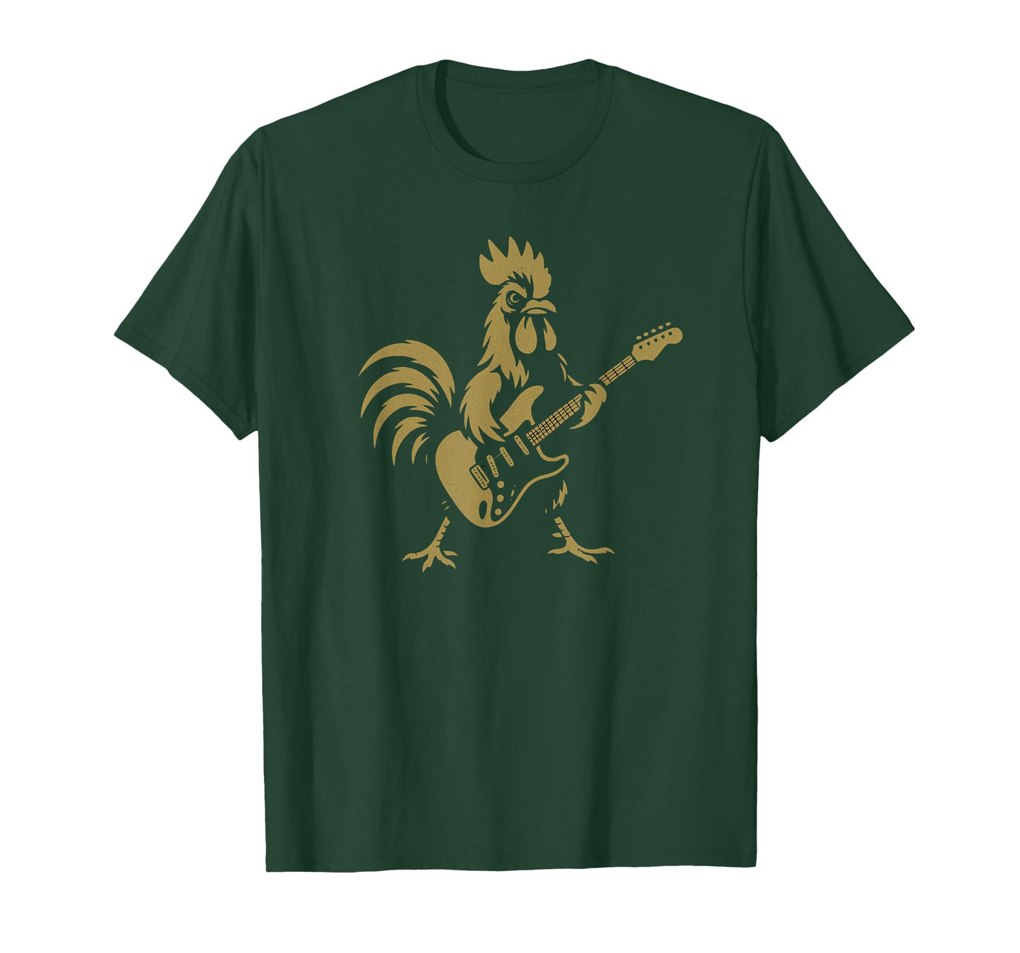 Rock Out Highland Rooster / Chicken Cool Band Music Lovers T-Shirt
