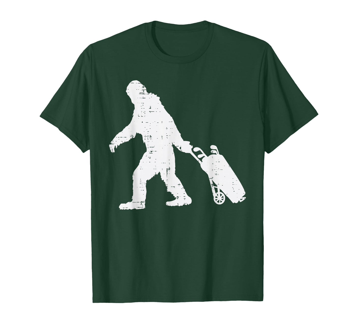 Bigfoot Sasquatch Golf Clubs Funny Golfing Golfer Men Women T-Shirt