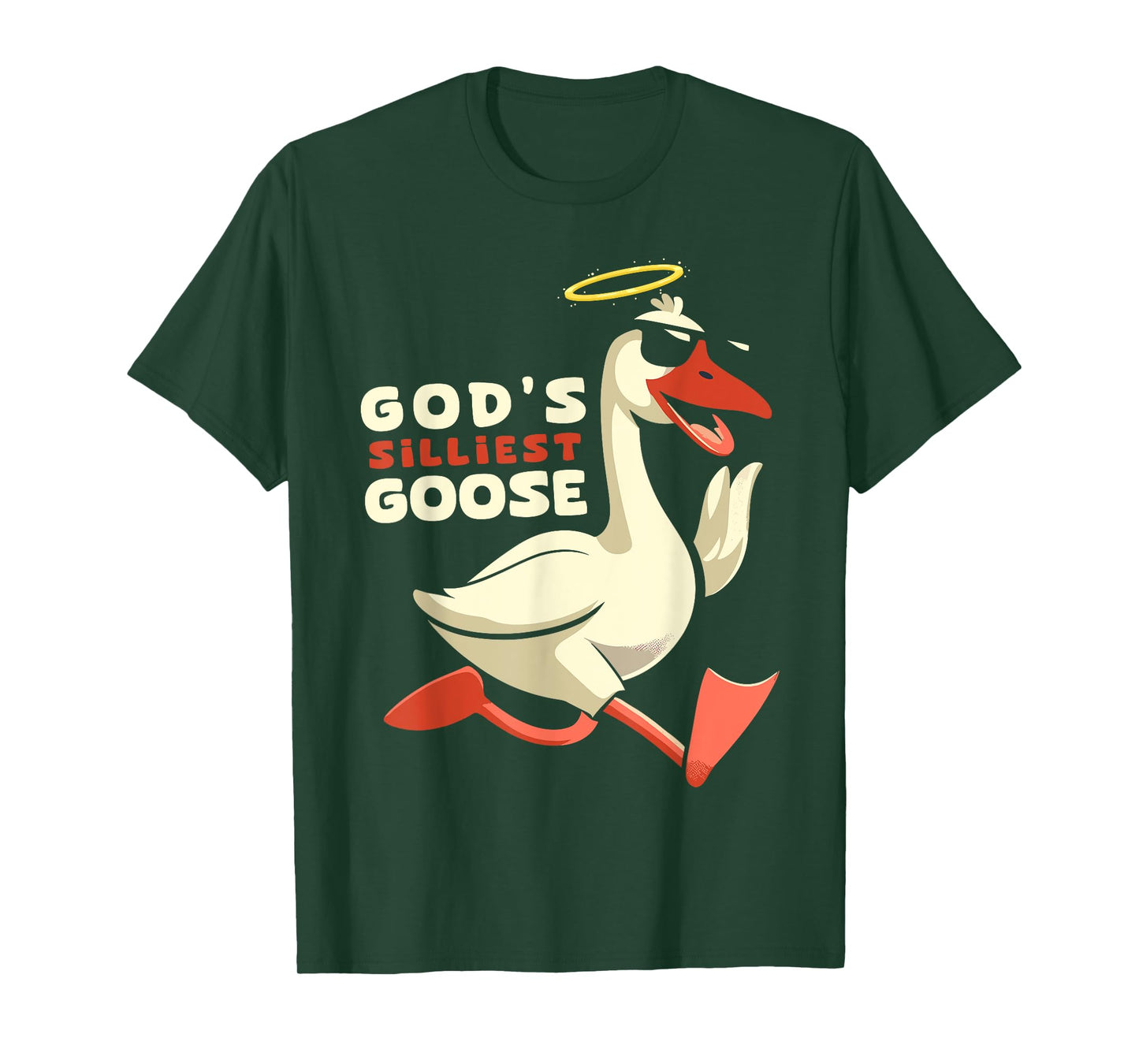 Gods Silliest Goose Costume Funny Meme Gifts Silly Goose T-Shirt