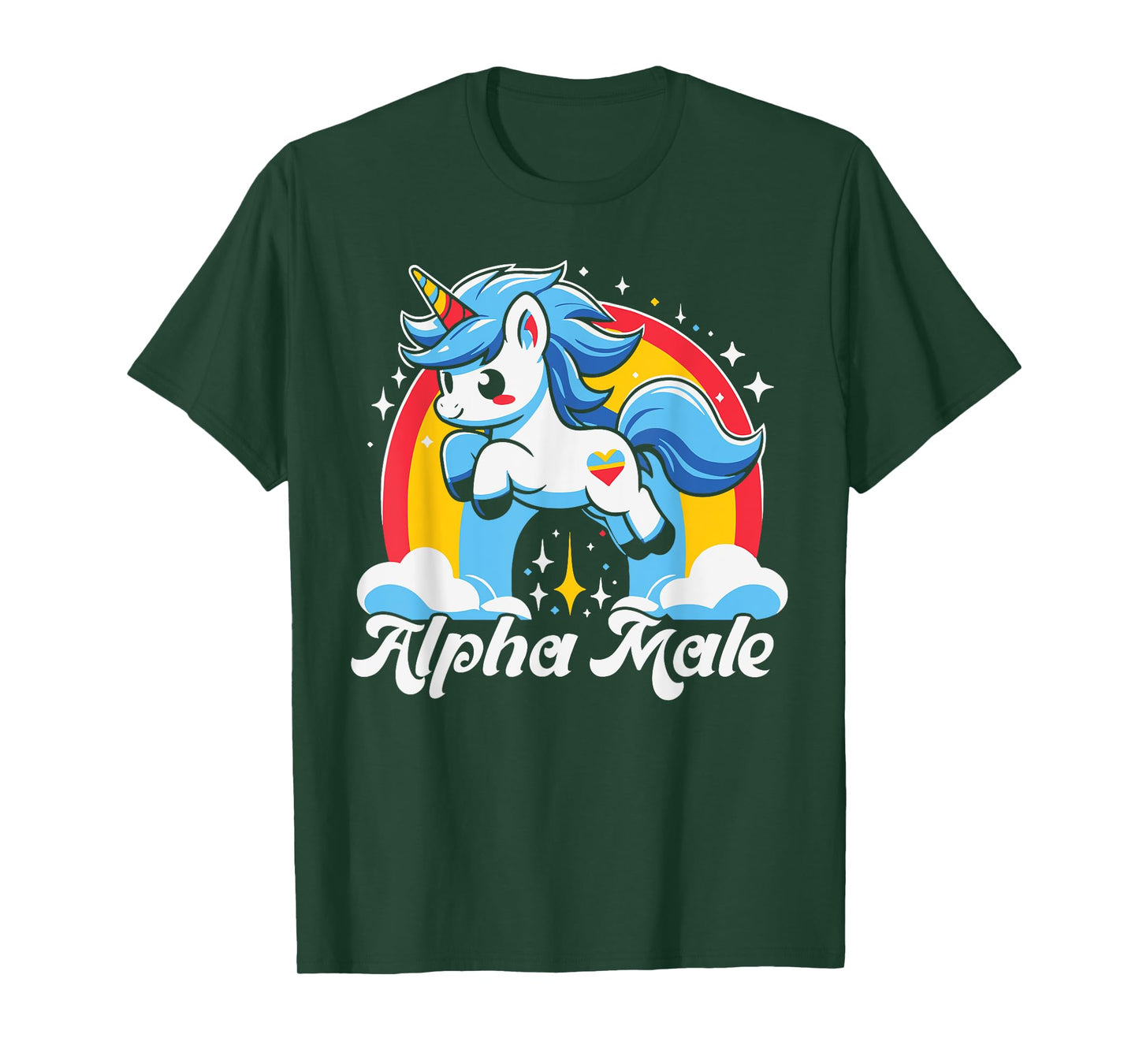 Unicorn Alpha Male Funny Unicorn Lover T-Shirt
