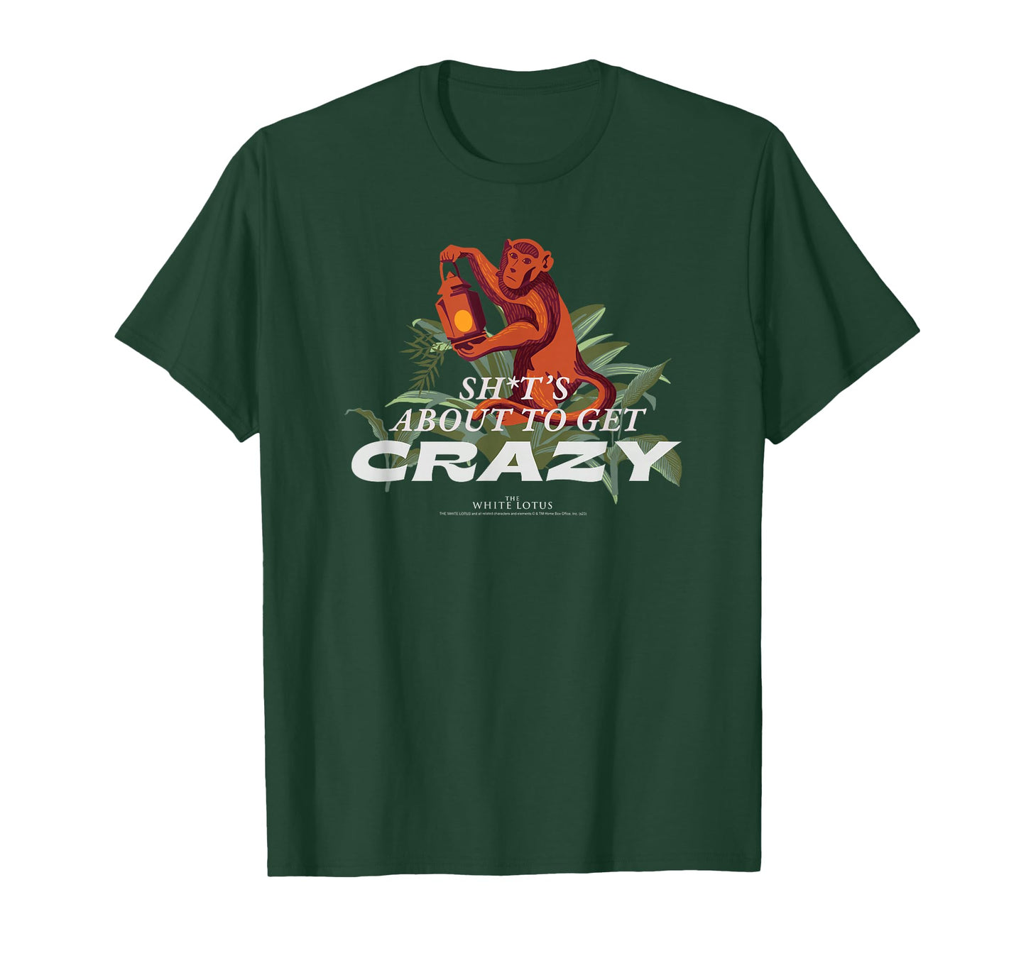 White Lotus About to Get Crazy Monkey TV Show T-Shirt