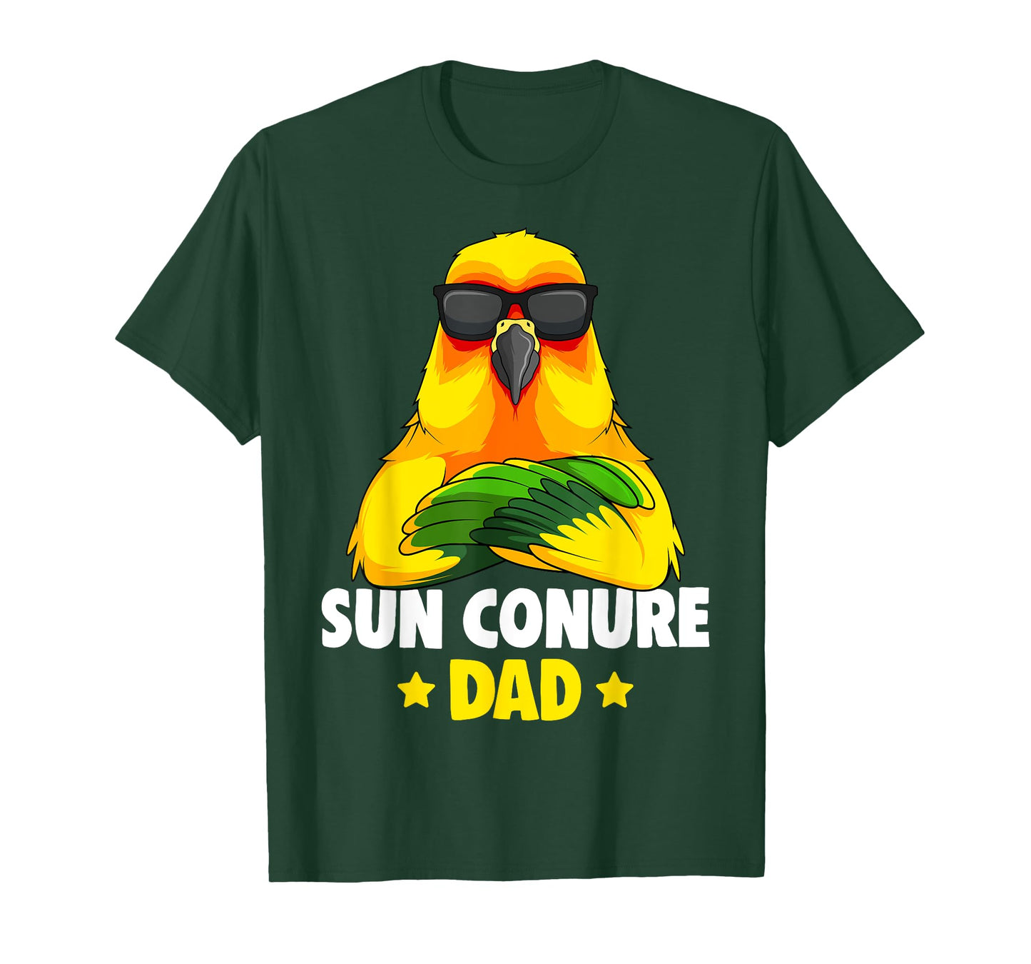 Sun Conure Dad Parrot Bird T-Shirt