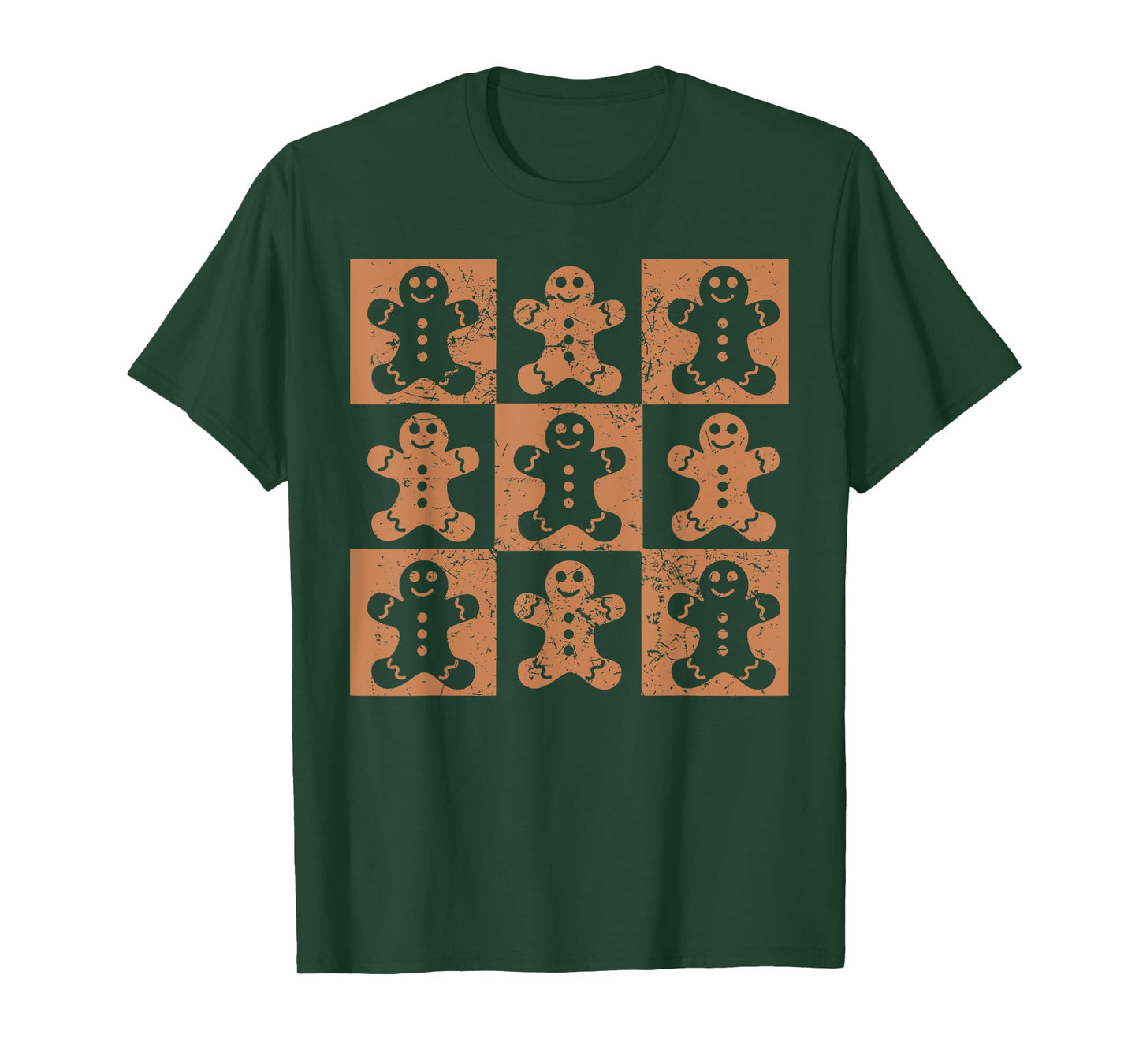 Vintage Christmas Gingerbread Man Cookie Baking Xmas Holiday T-Shirt