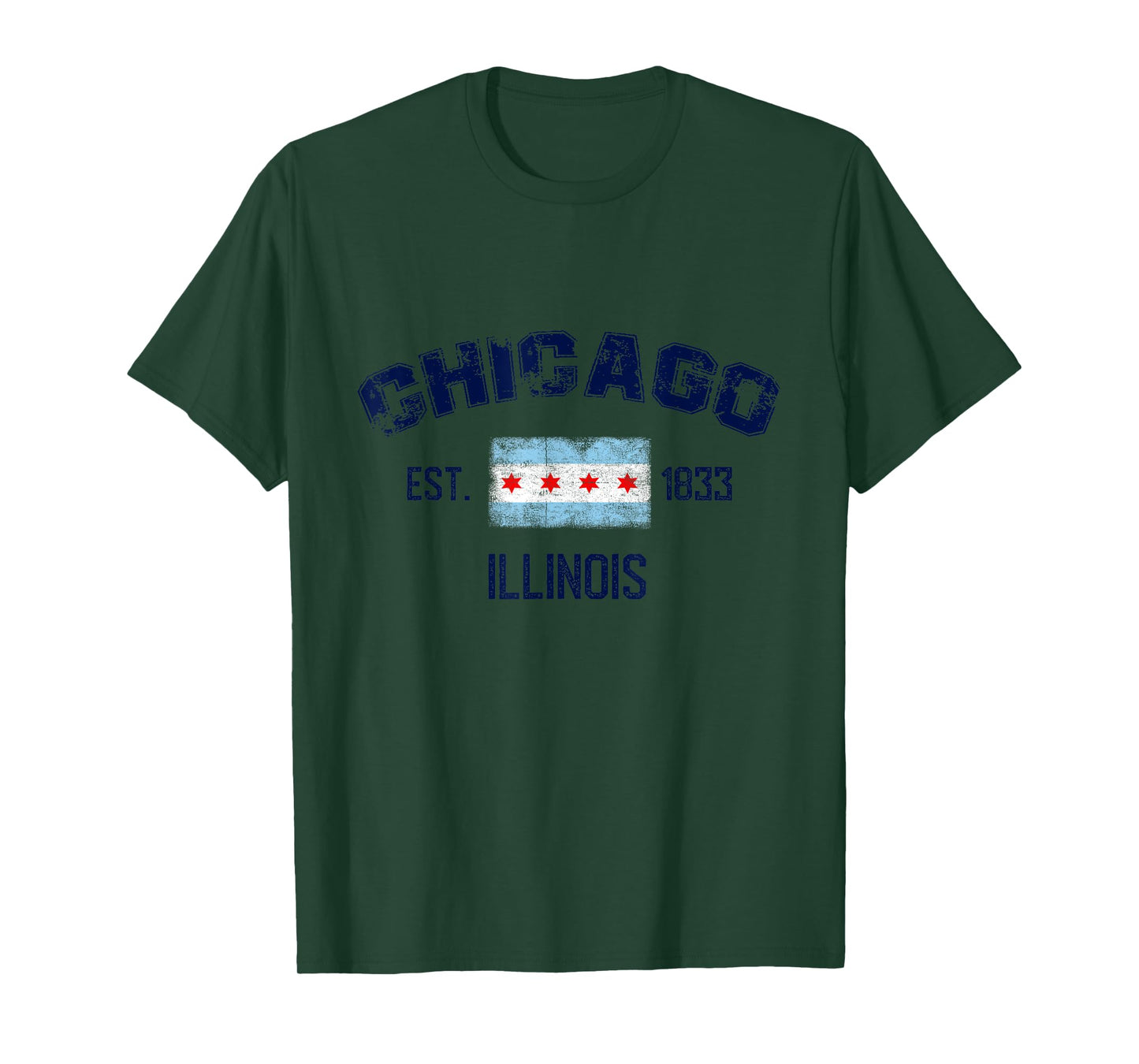 I Love Chicago, Chicago Graphic Design Tee, Chicago City T-Shirt
