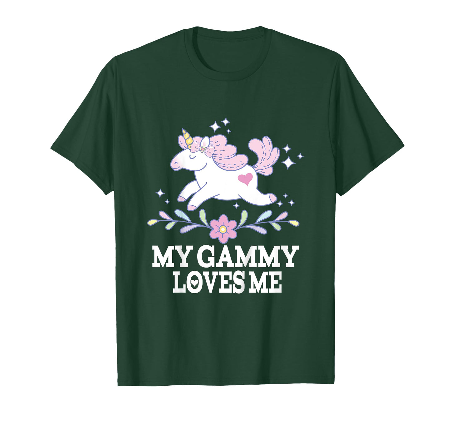 My Gammy Loves Me Granddaughter Unicorn T-Shirt