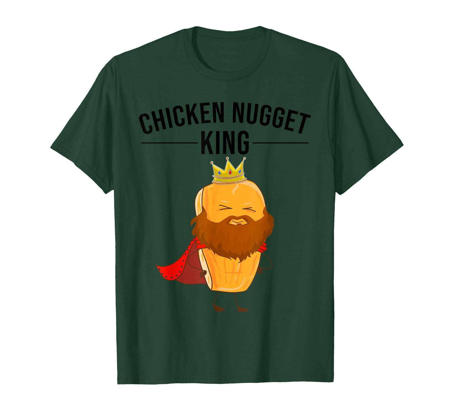 Funny Chicken Nugget Gift For Kids Cool Chicken Nugget King T-Shirt
