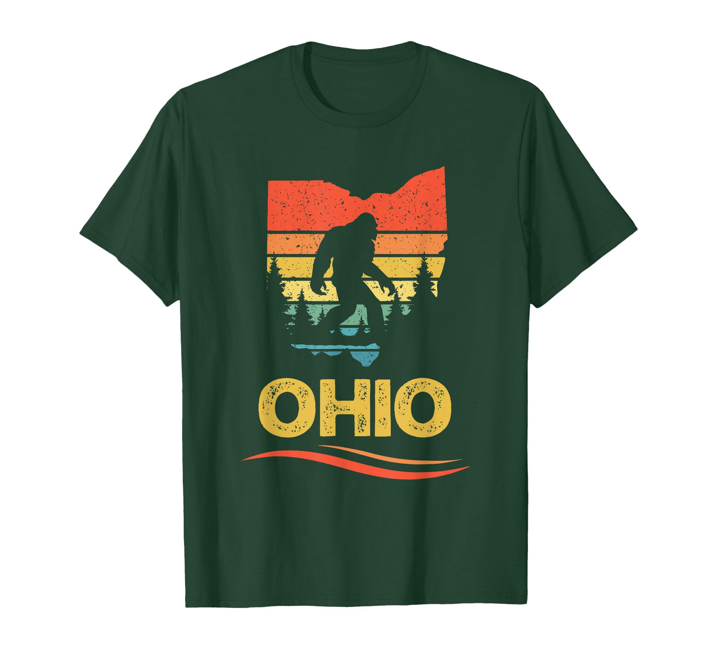 Ohio with a Bigfoot or a Sasquatch T-Shirt