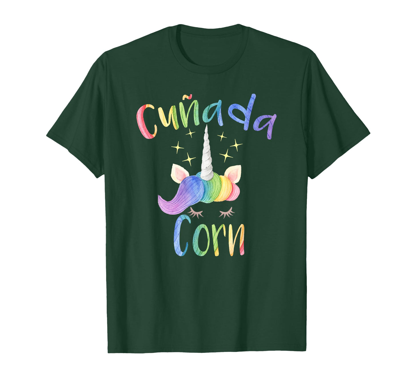 Cunadacorn Spanish Sister In Law Funny Unicorn T-Shirt