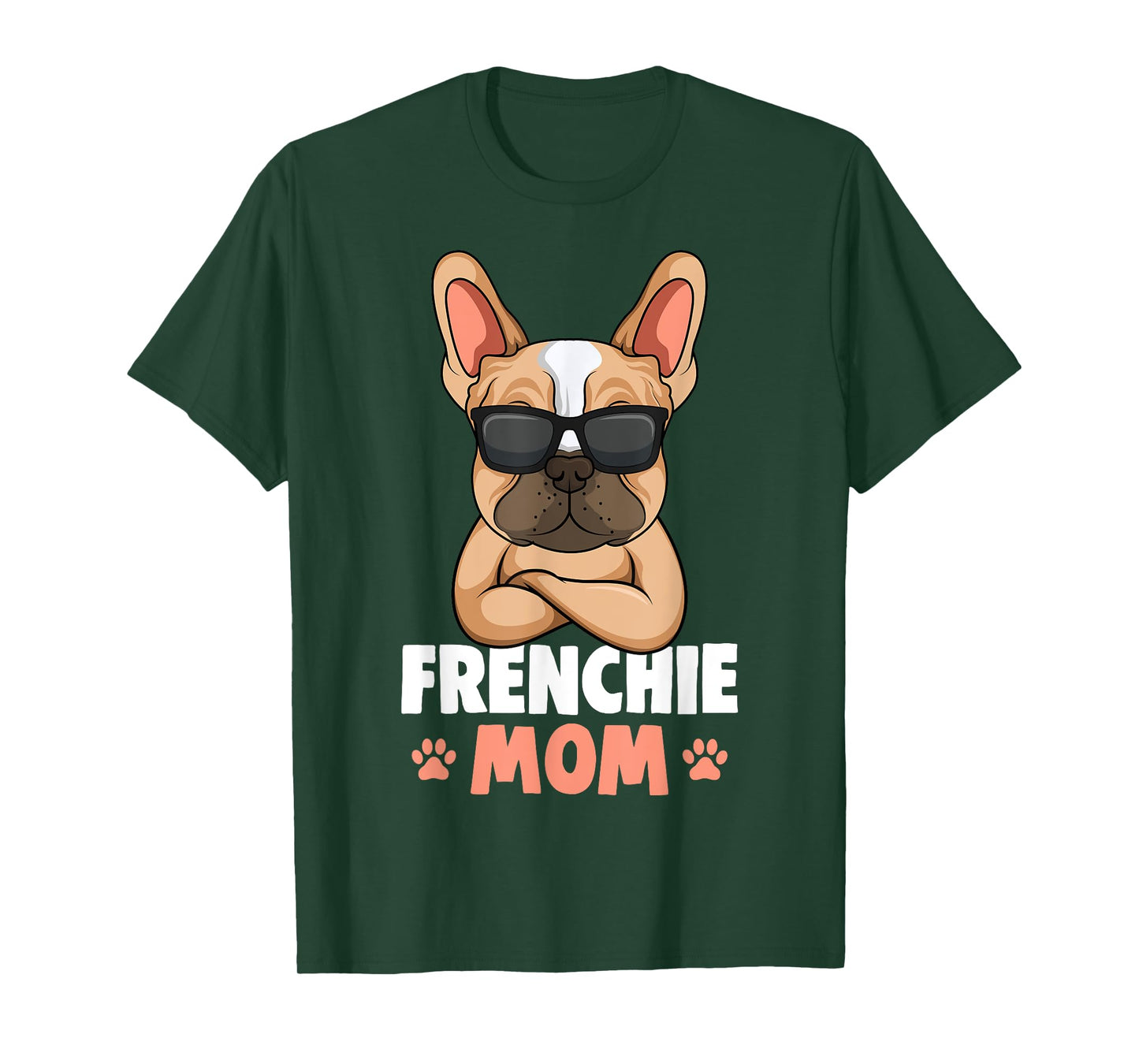 Frenchie Mom French Bulldog Dog Womens T-Shirt