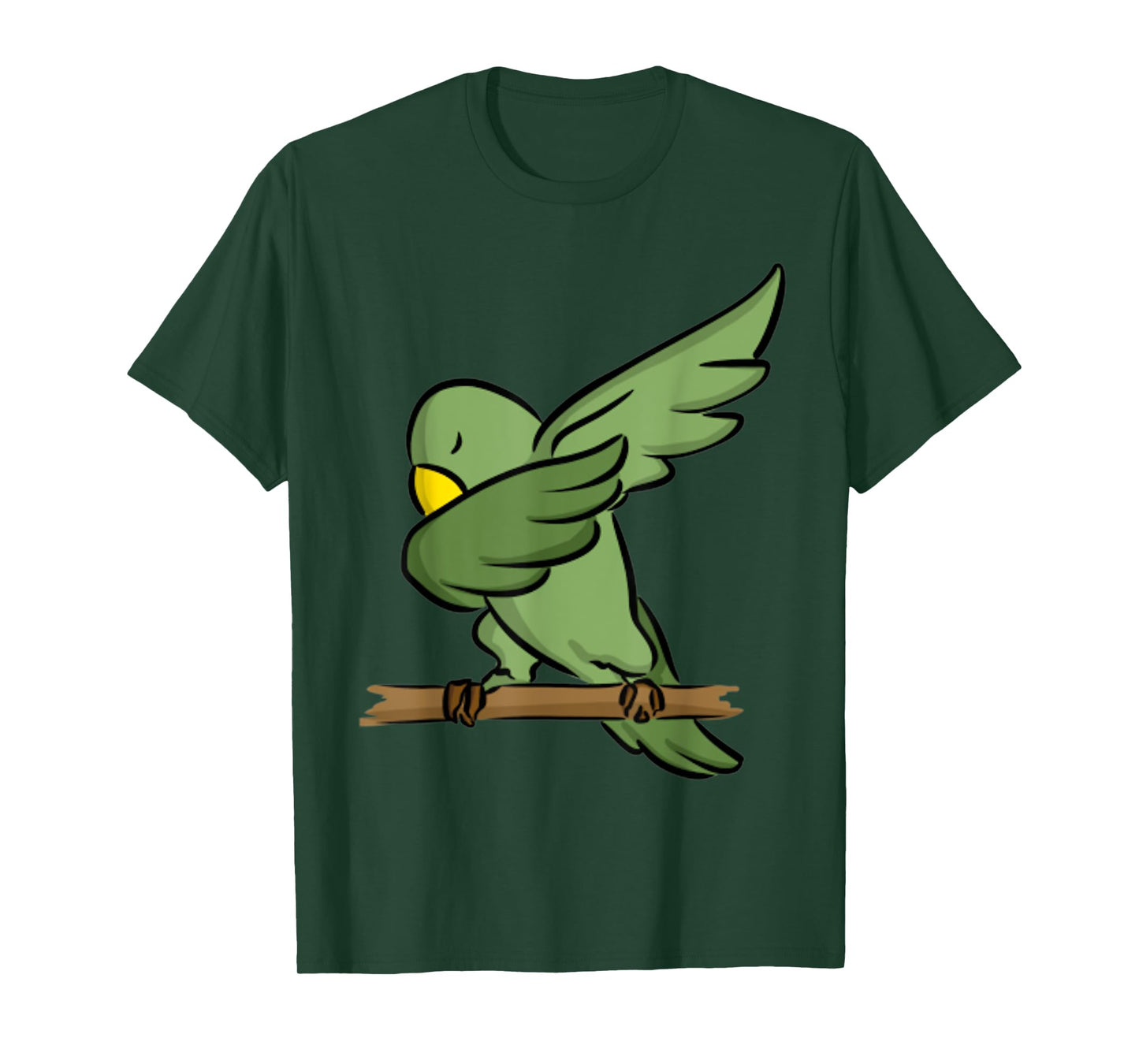Dabbing Parakeet Bird T-Shirt