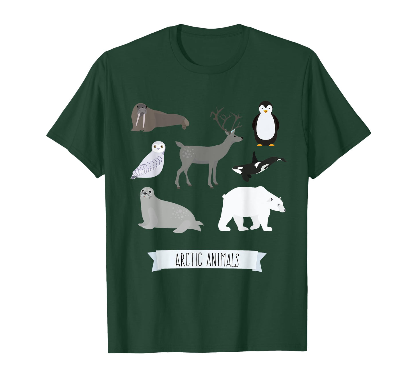 Arctic Animal Gift Collection Cute Animals Gift for Kids T-Shirt