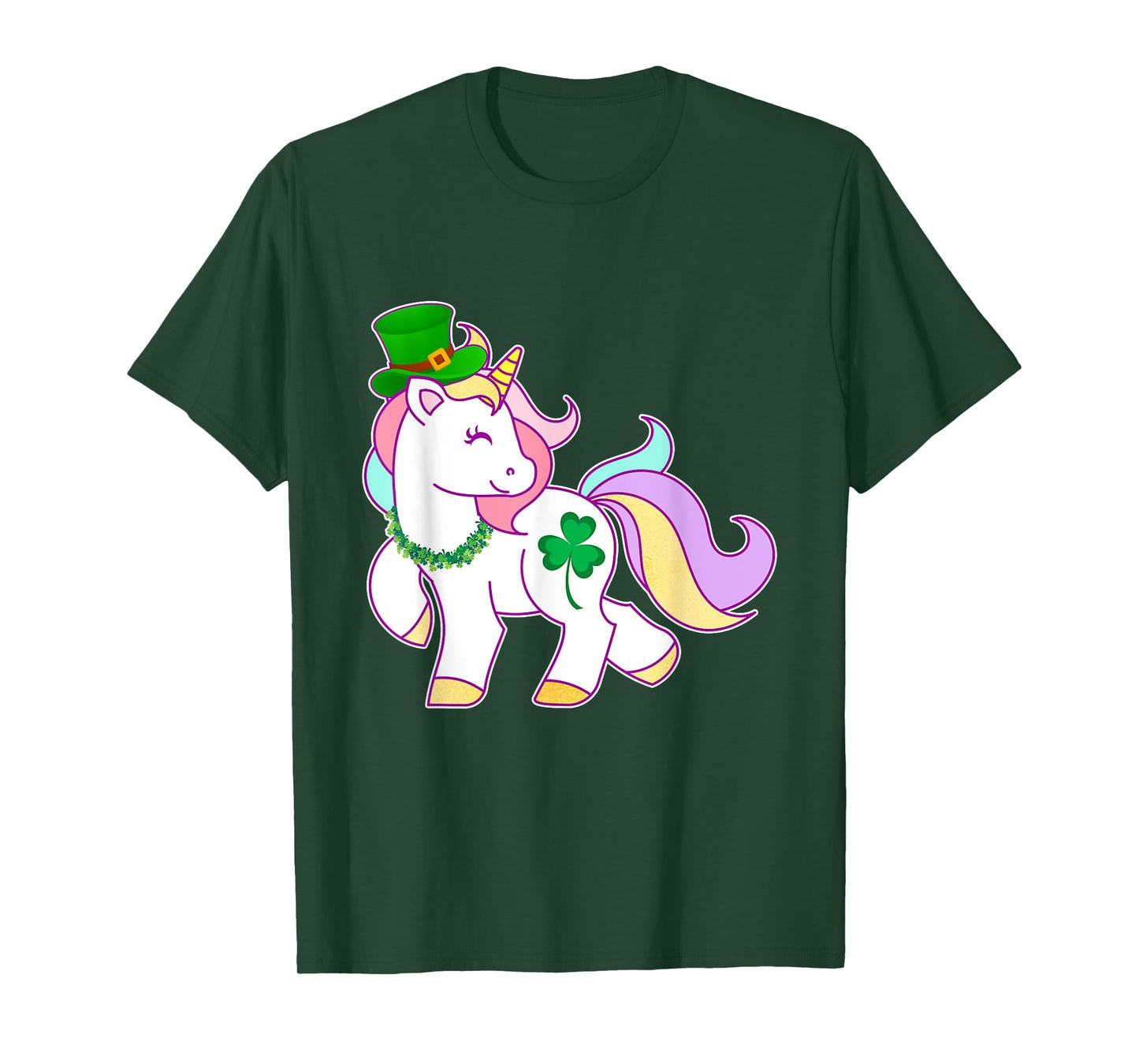 Cute Leprecorn Gift Girls Women St Patricks Day Lepricorn T-Shirt