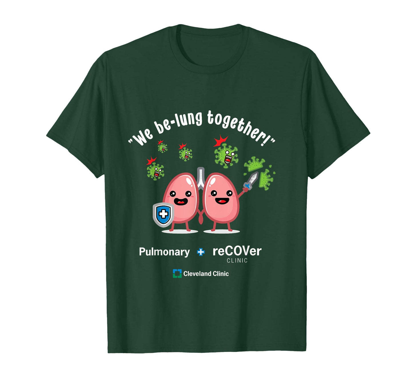 Pulmonary and Recover T-shirt Dark Colored T-Shirt
