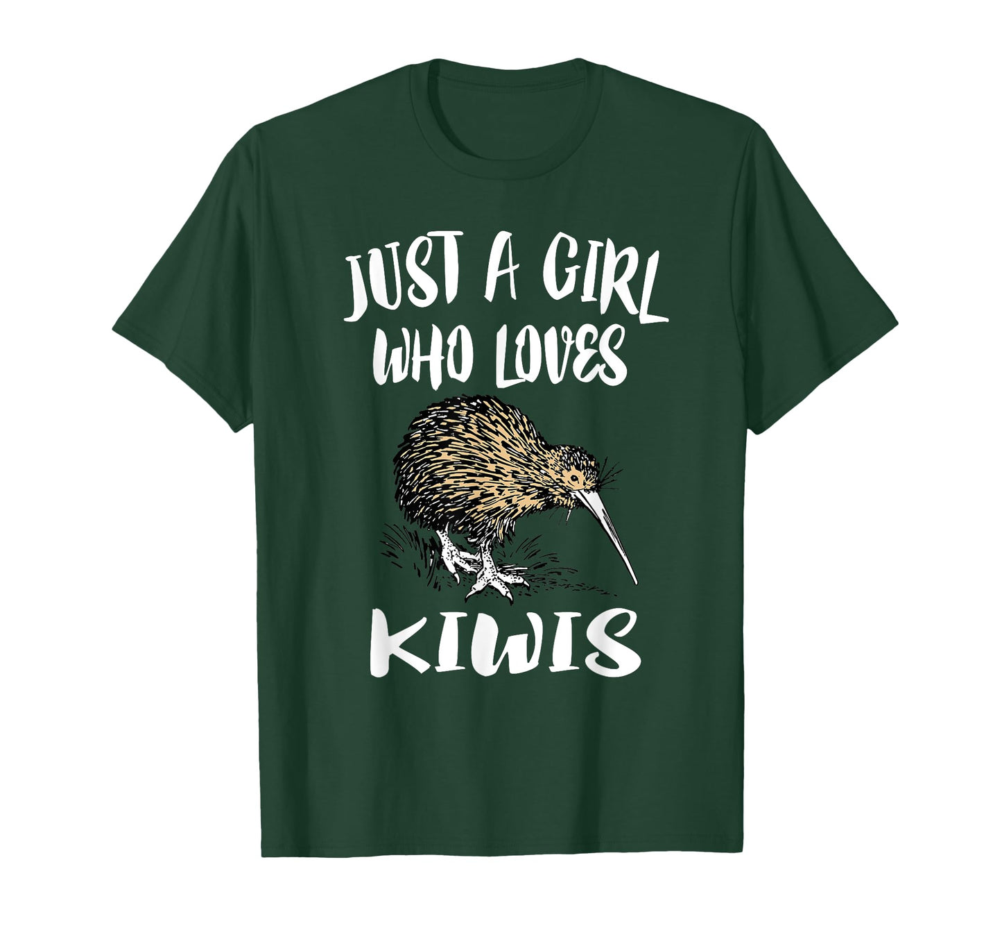 Just A Girl Who Loves Kiwis Kiwi Bird Gift T-Shirt