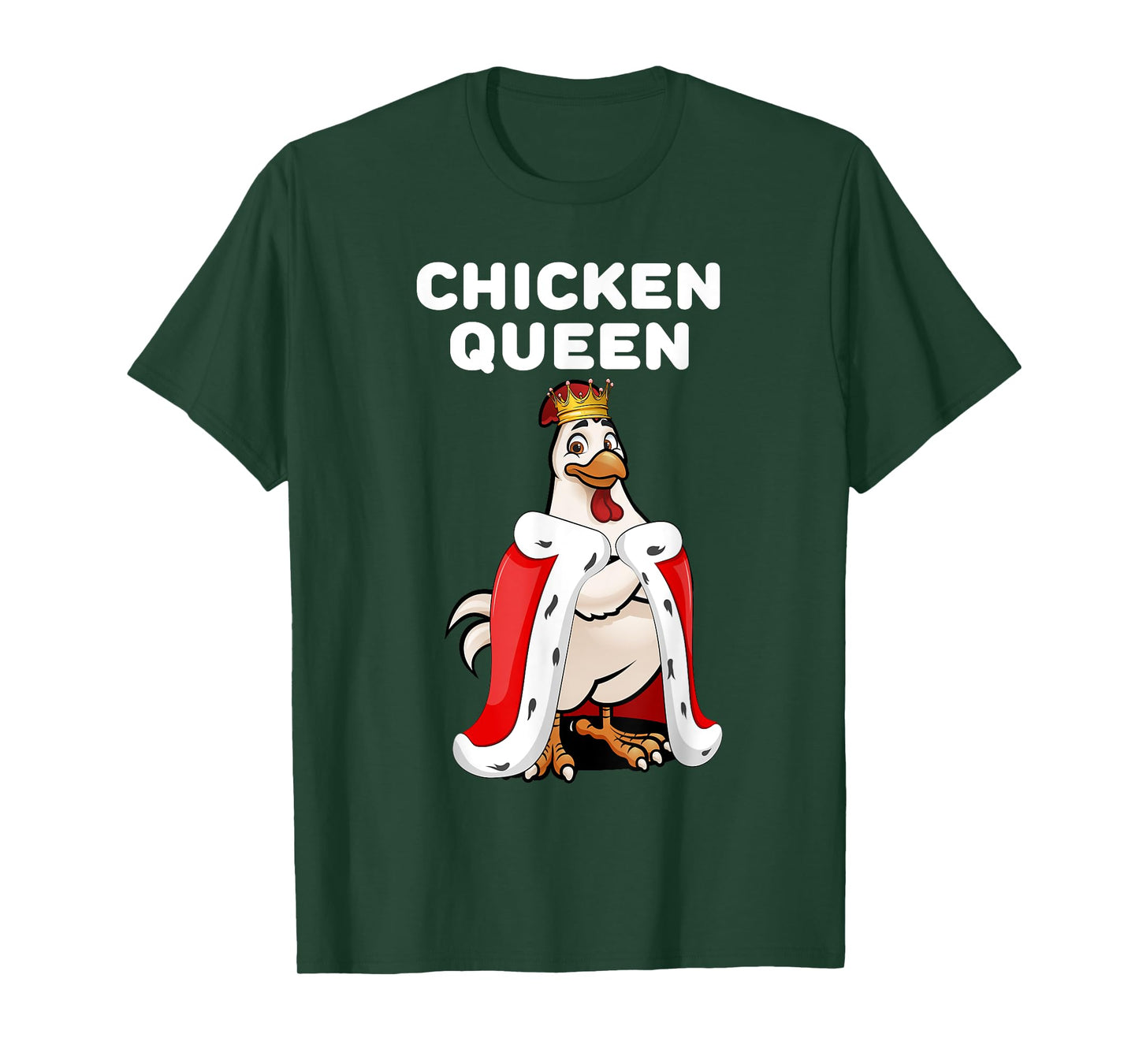 Chicken Queen | Womens Chicken Tshirt | Girls Chicken T-Shirt
