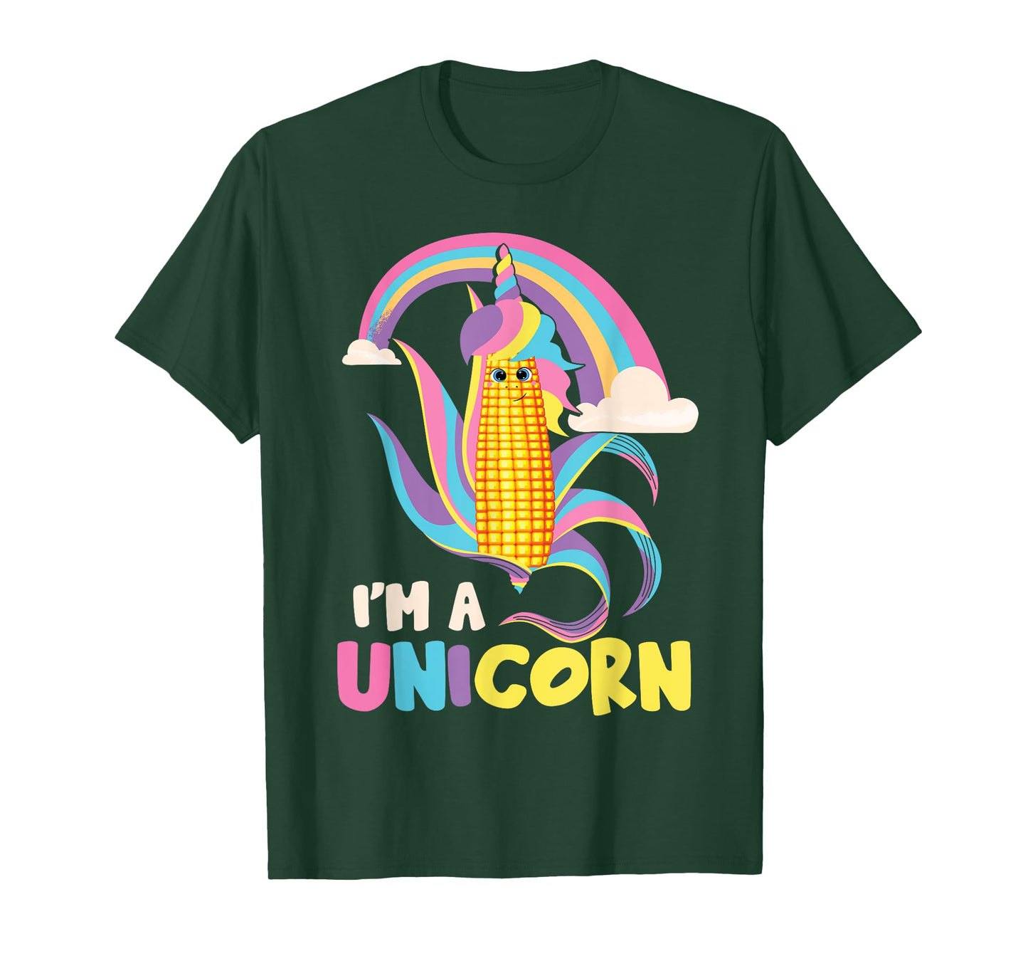I'm A Unicorn | Funny Maize Corn Cob Kids Farming Corn T-Shirt