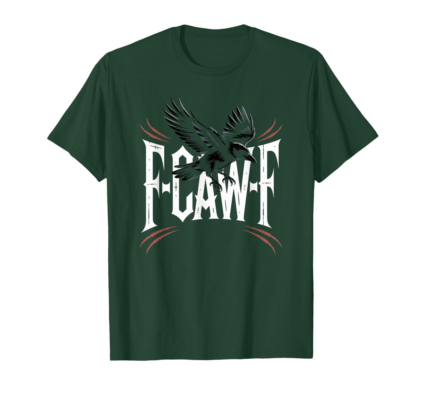 F-Caw-F Black Crow Graphic for Raven and Black Bird Fans T-Shirt