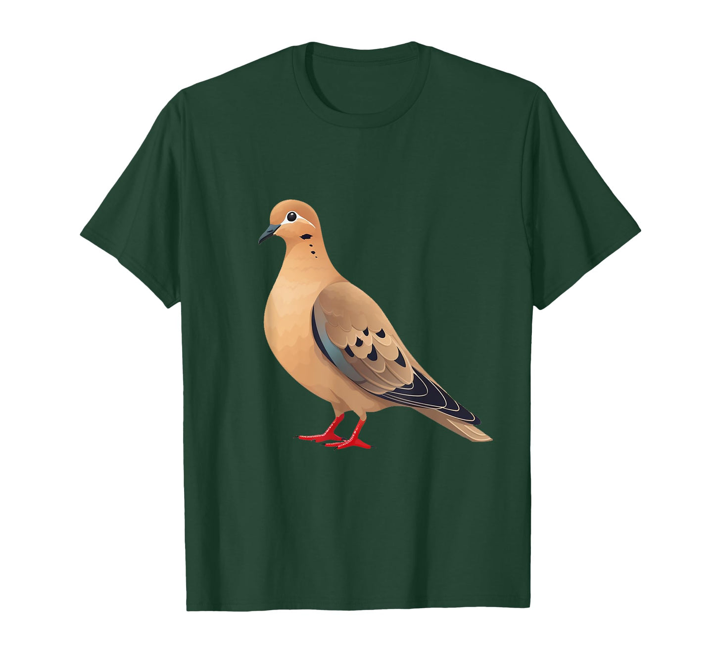 Mourning dove bird lover illustration T-Shirt