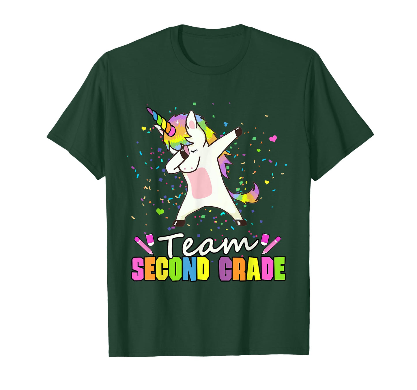Team Second Grade Unicorn Team 2nd Grade T-Shirt