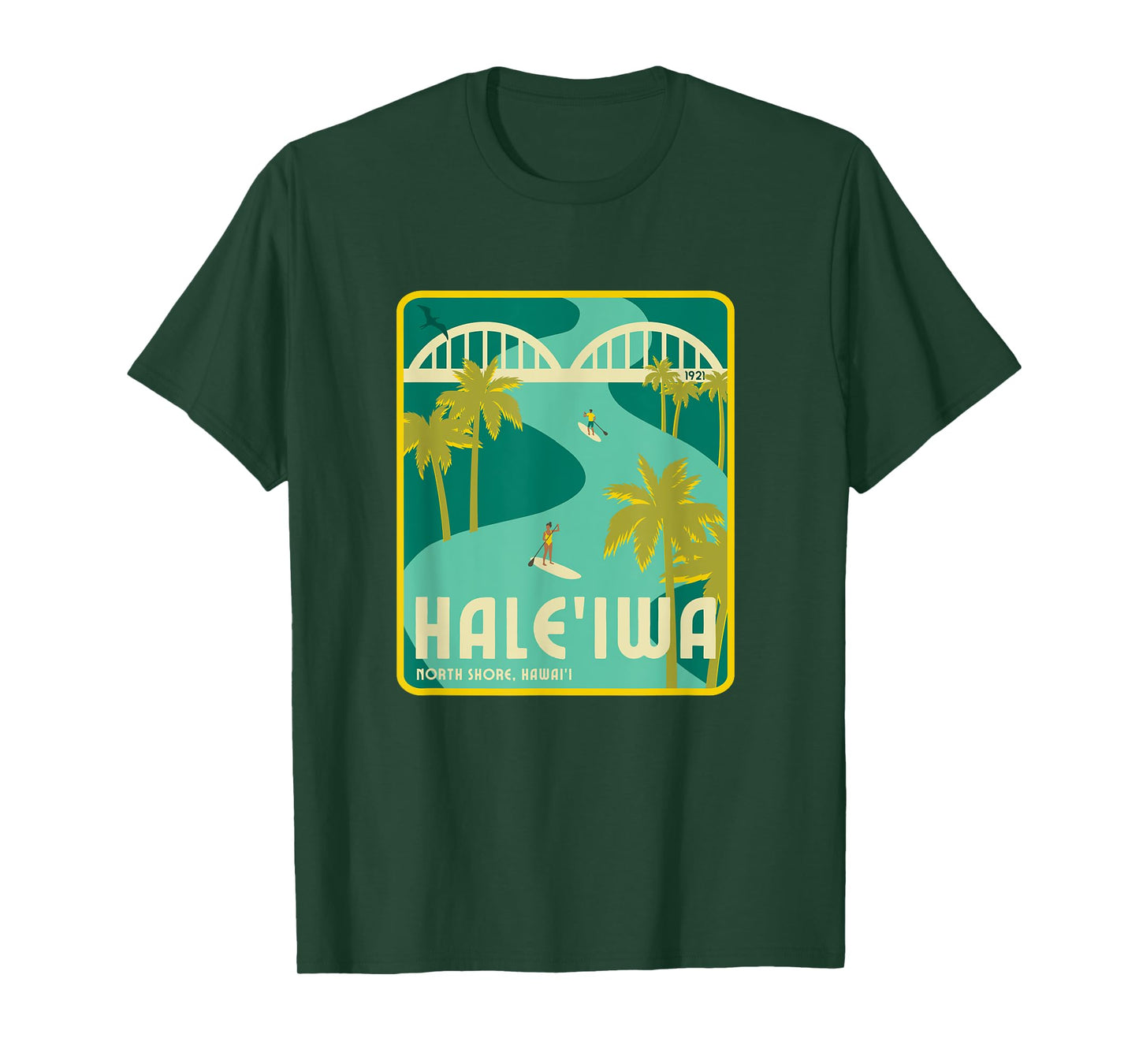 Retro Hale'iwa North Shore Hawaii T-Shirt