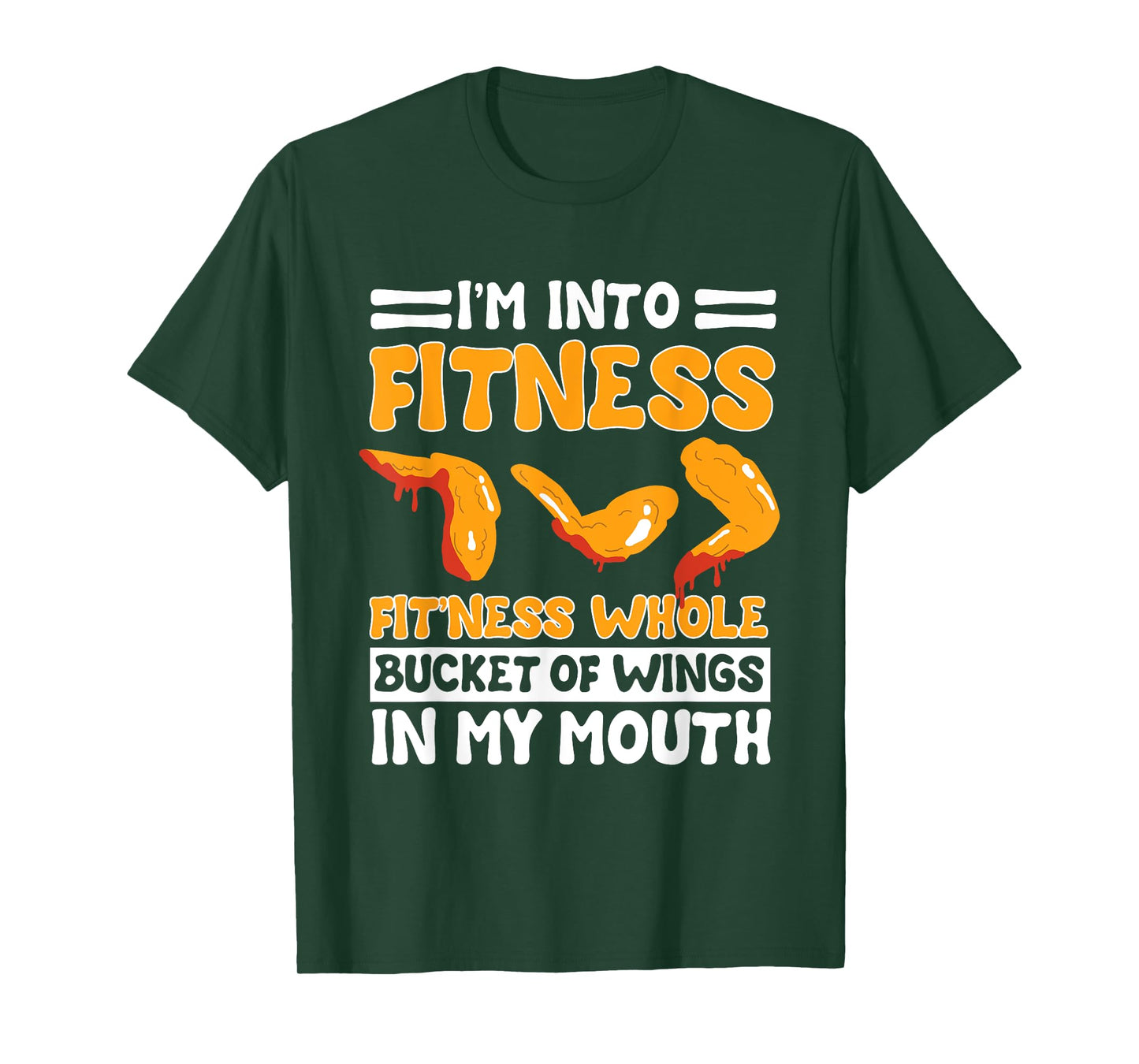 Chicken Wings Lover Fried Fast Food Buffalo Funny Foodie T-Shirt