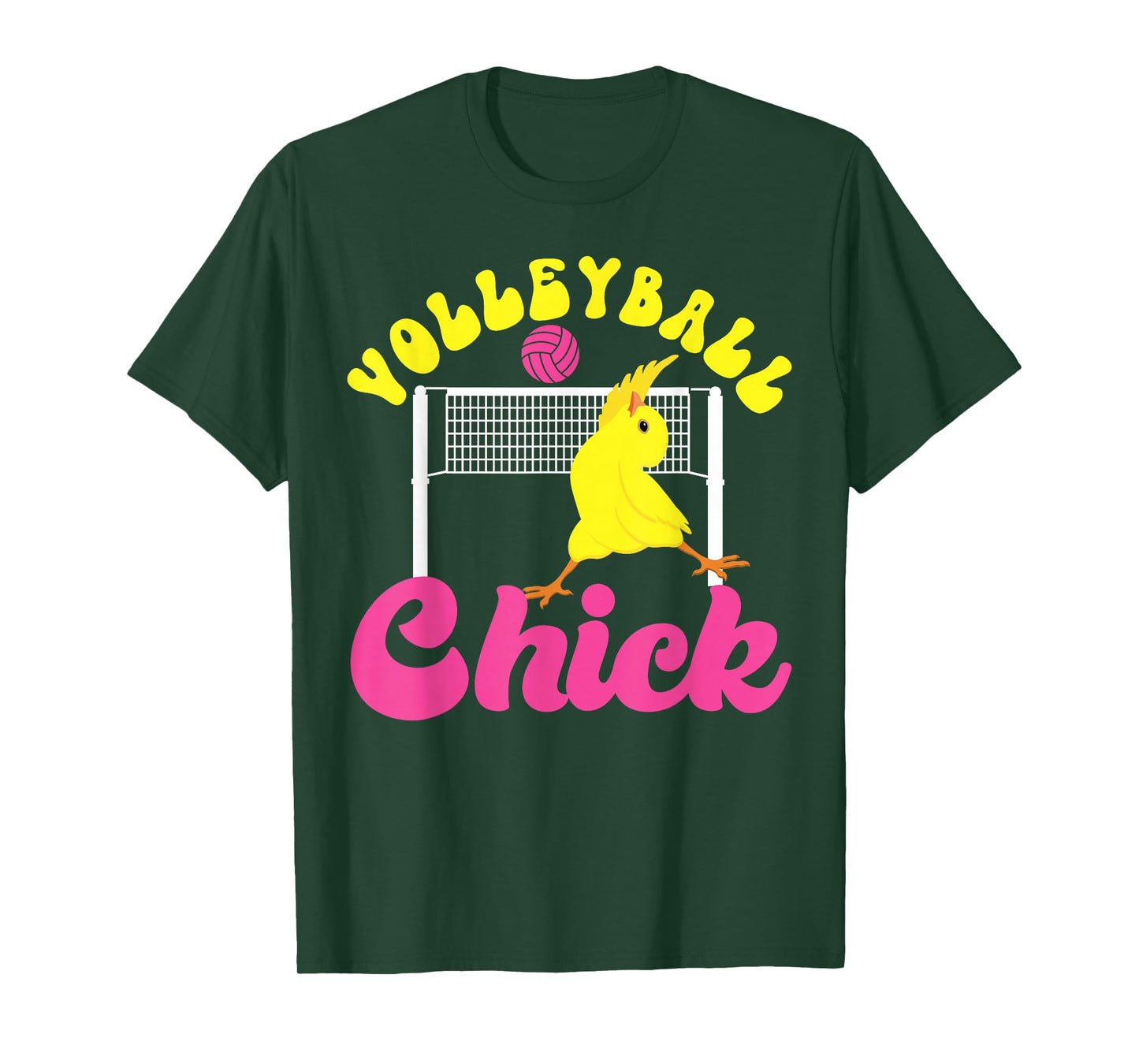 Volleyball Player Team Chicken Volleyball Chick T-Shirt