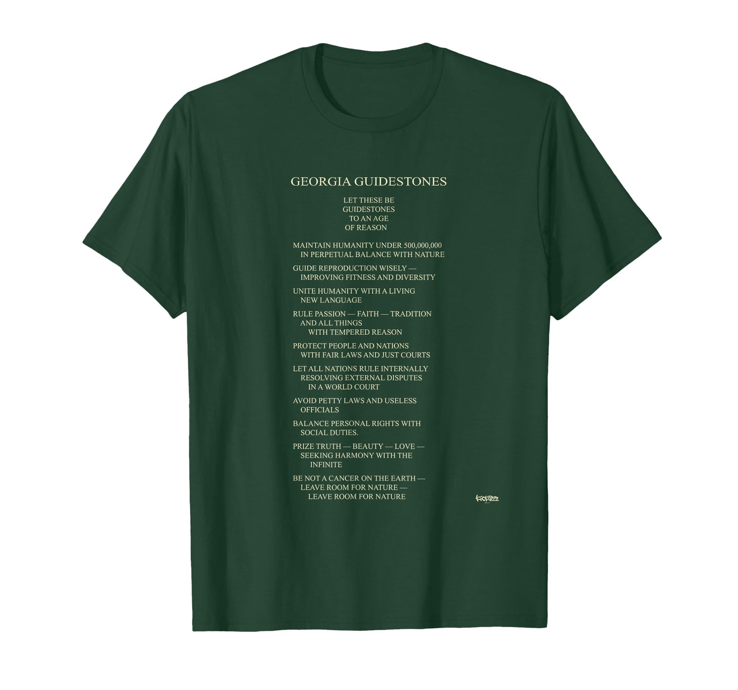 Georgia Guidestones T-Shirt