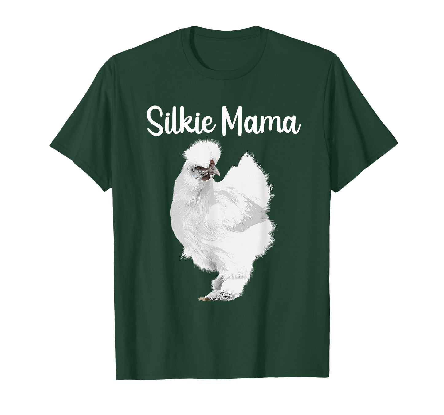 Funny Silkie Mama Design For Mom Women Silkie Chicken Lover T-Shirt