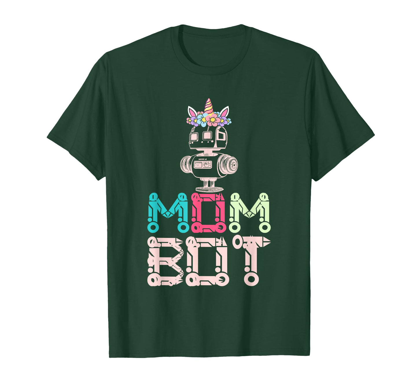 Mom Bot Robot Robotic Engineer Mom T-Shirt