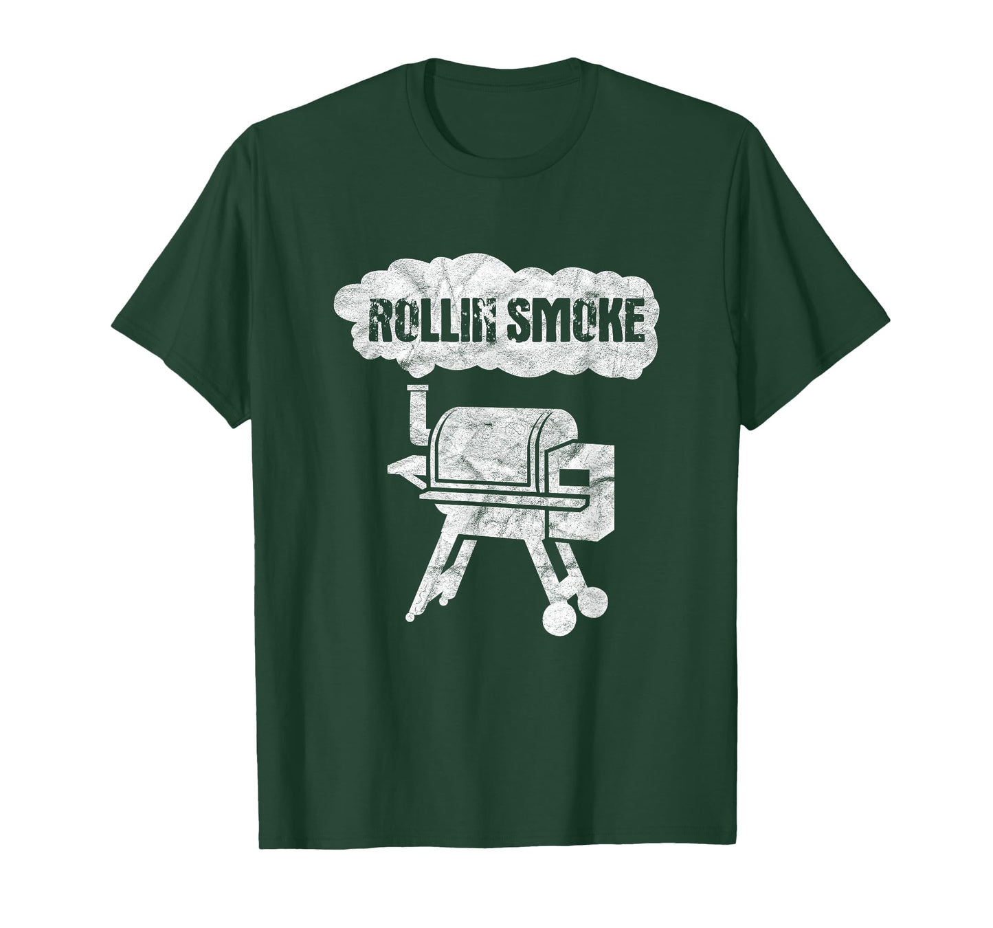 BBQ Barbecue Grill Grilling Funny Rollin Smoke T-Shirt
