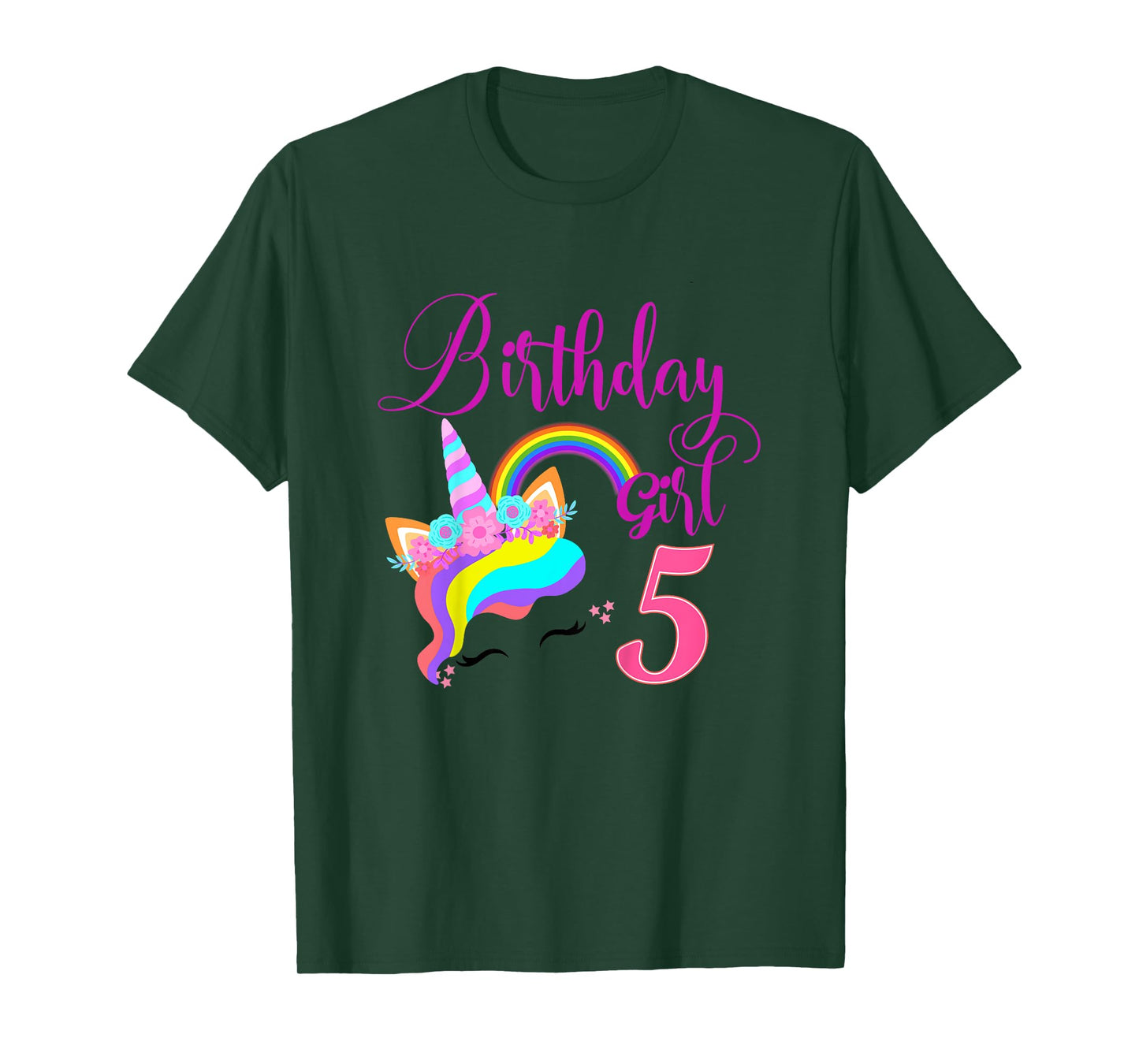 Kids I'm 6th the Birthday for Girl Unicorn 6 year old Birthday T-Shirt