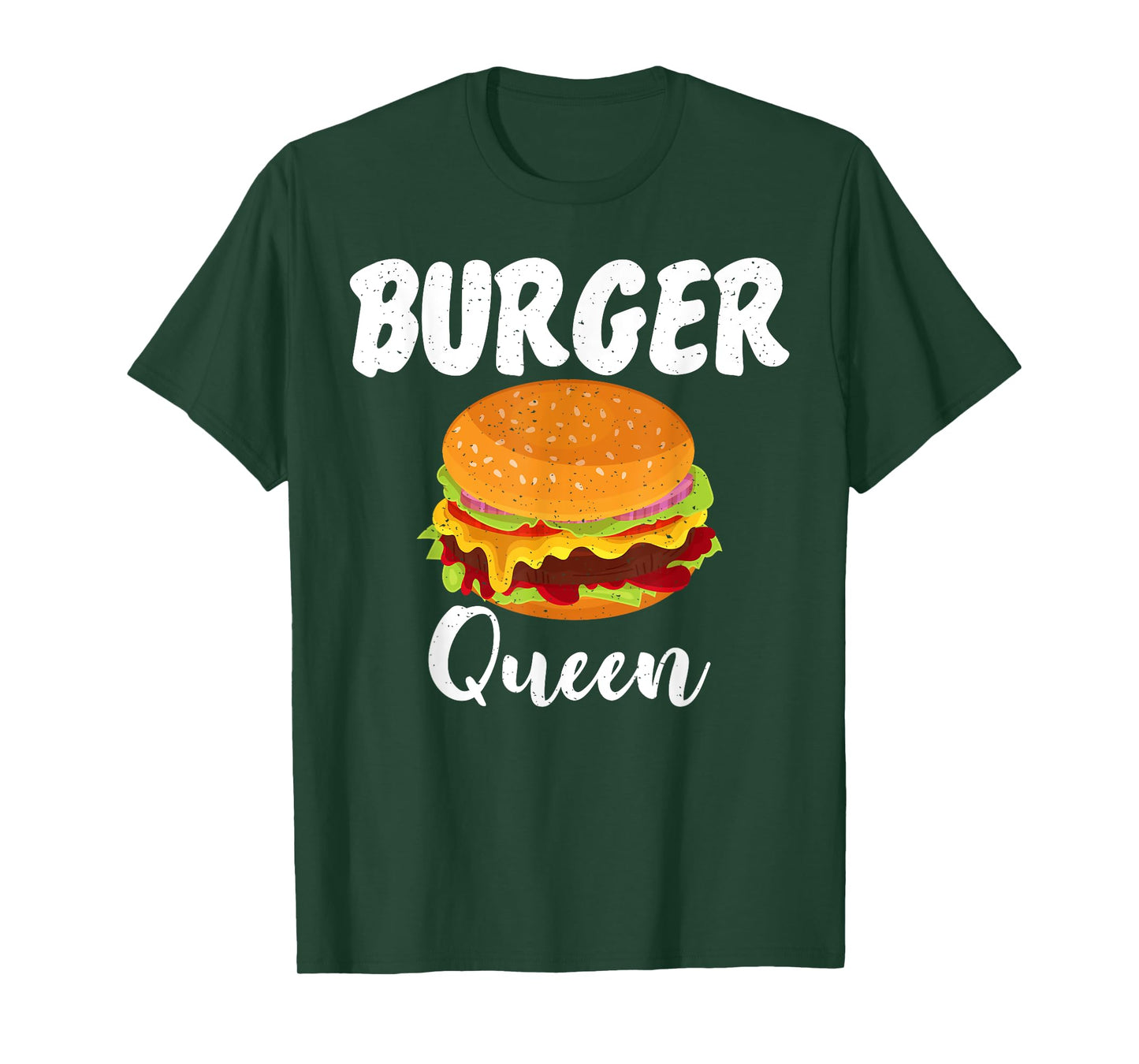 Hamburger Cheeseburger Burger Queen Fast Food T-Shirt