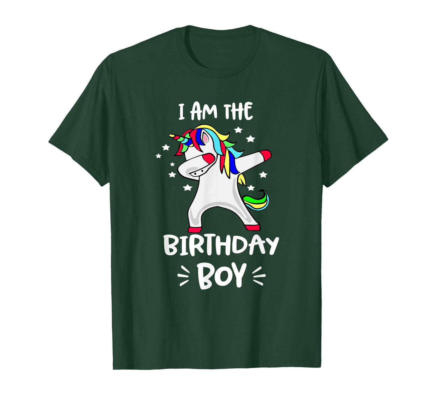 I Am The Birthday Boy Unicorn Shirt Dabbing Unicorn Shirt T-Shirt