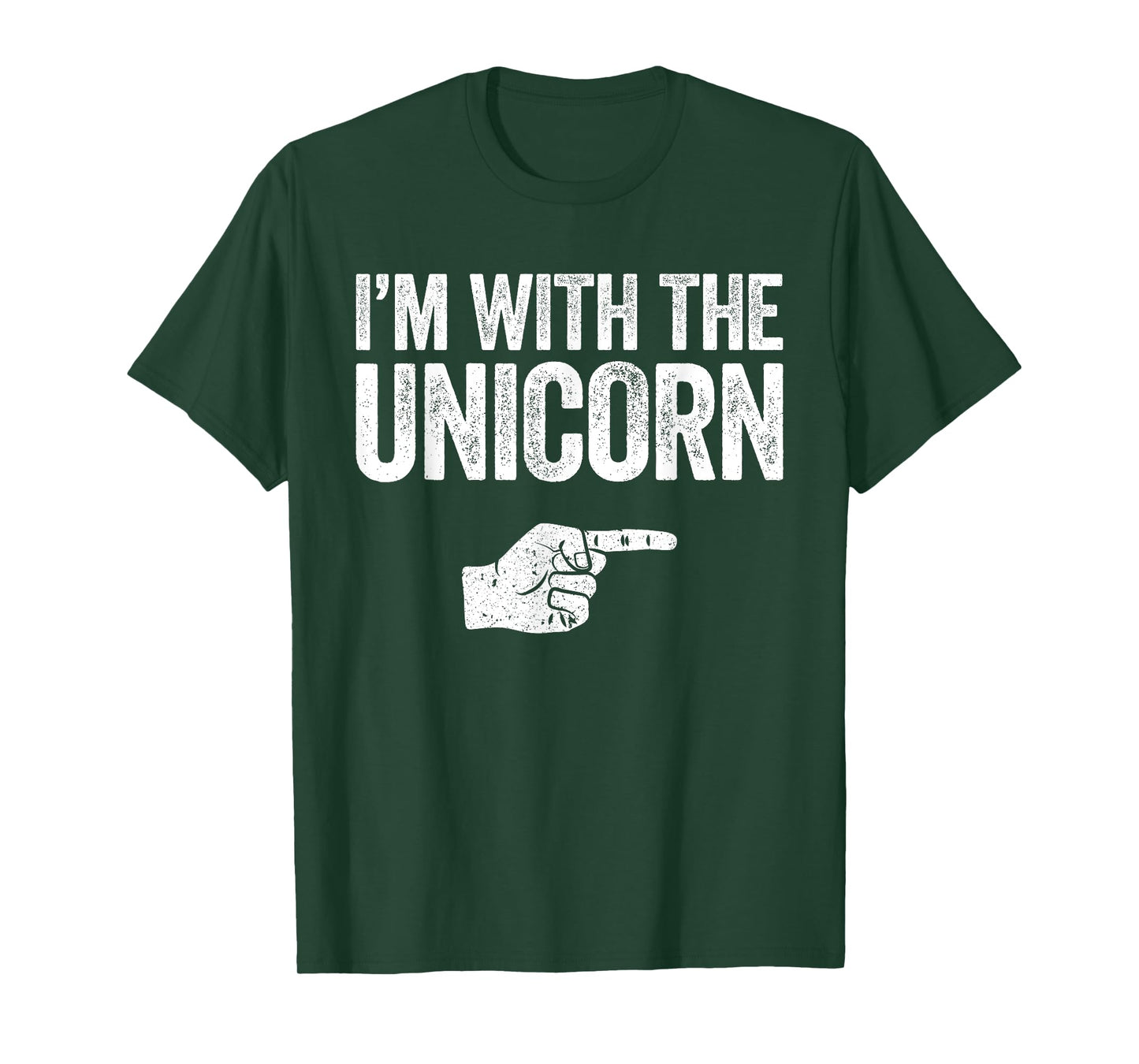 I'm With The Unicorn T-Shirt Matching Unicorn Costume Shirt T-Shirt