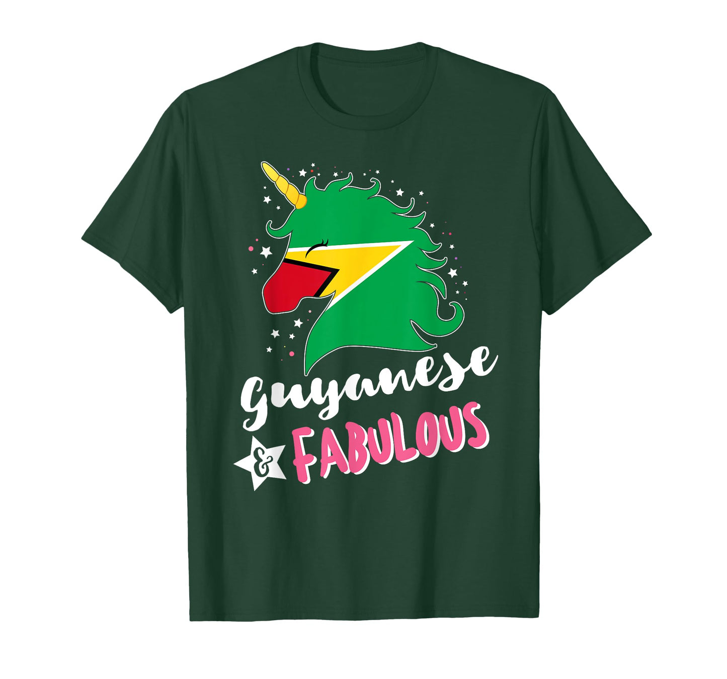 Guyananese Unicorn Guyana Flag T-Shirt