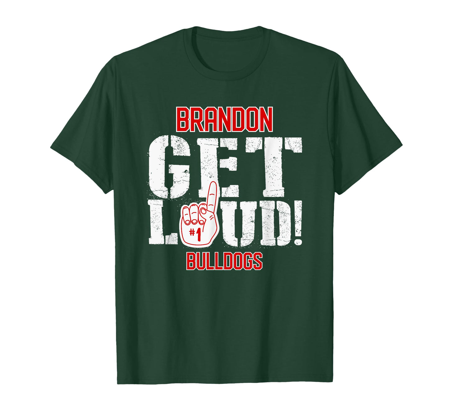 Brandon High School GET LOUD Bulldogs T-Shirt